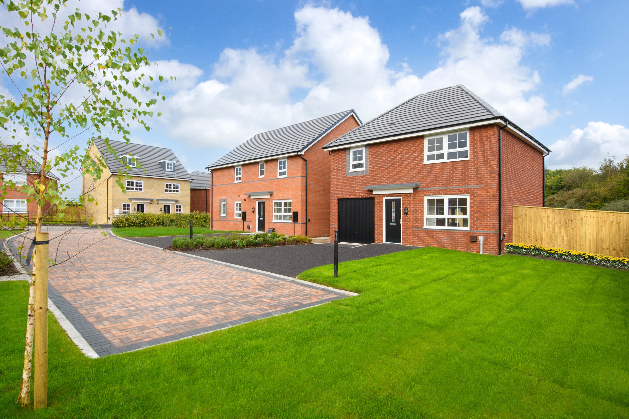 Typical Barratt street scene 