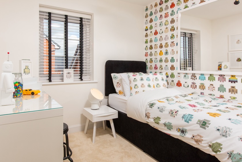 Internal image of the Birchmoor twin bedroom 