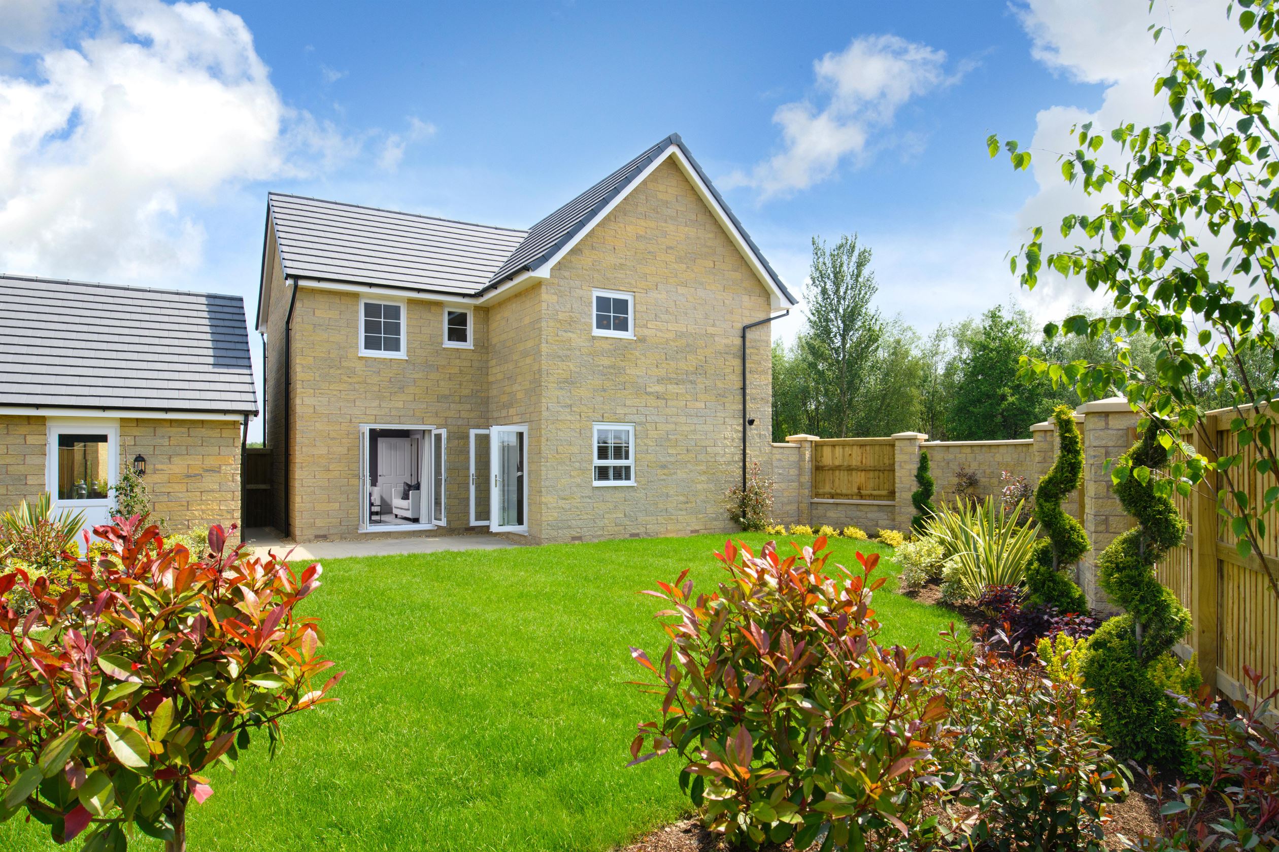 External image of the Alderney rear garden