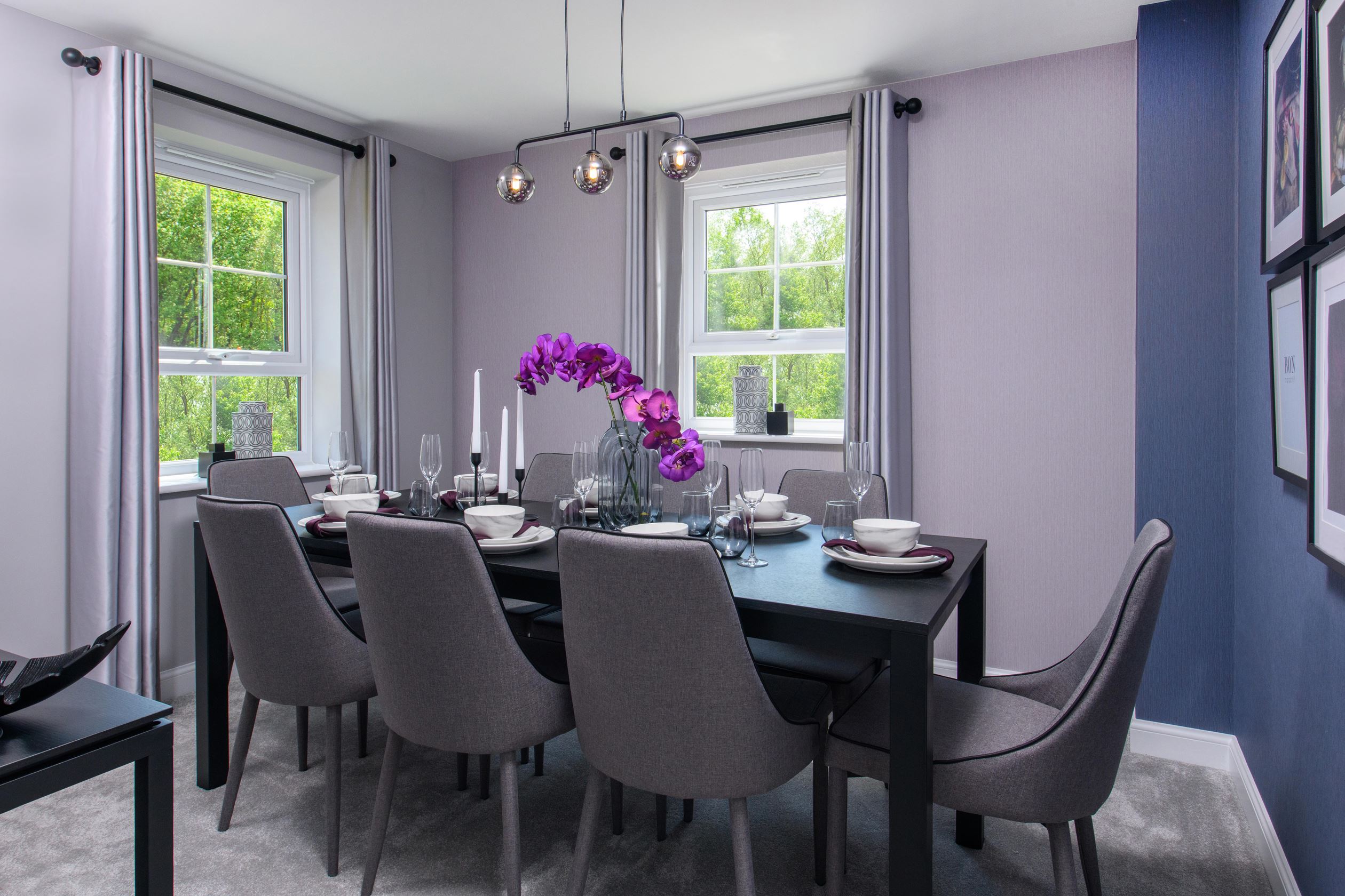 Internal image of the Alderney dining room 