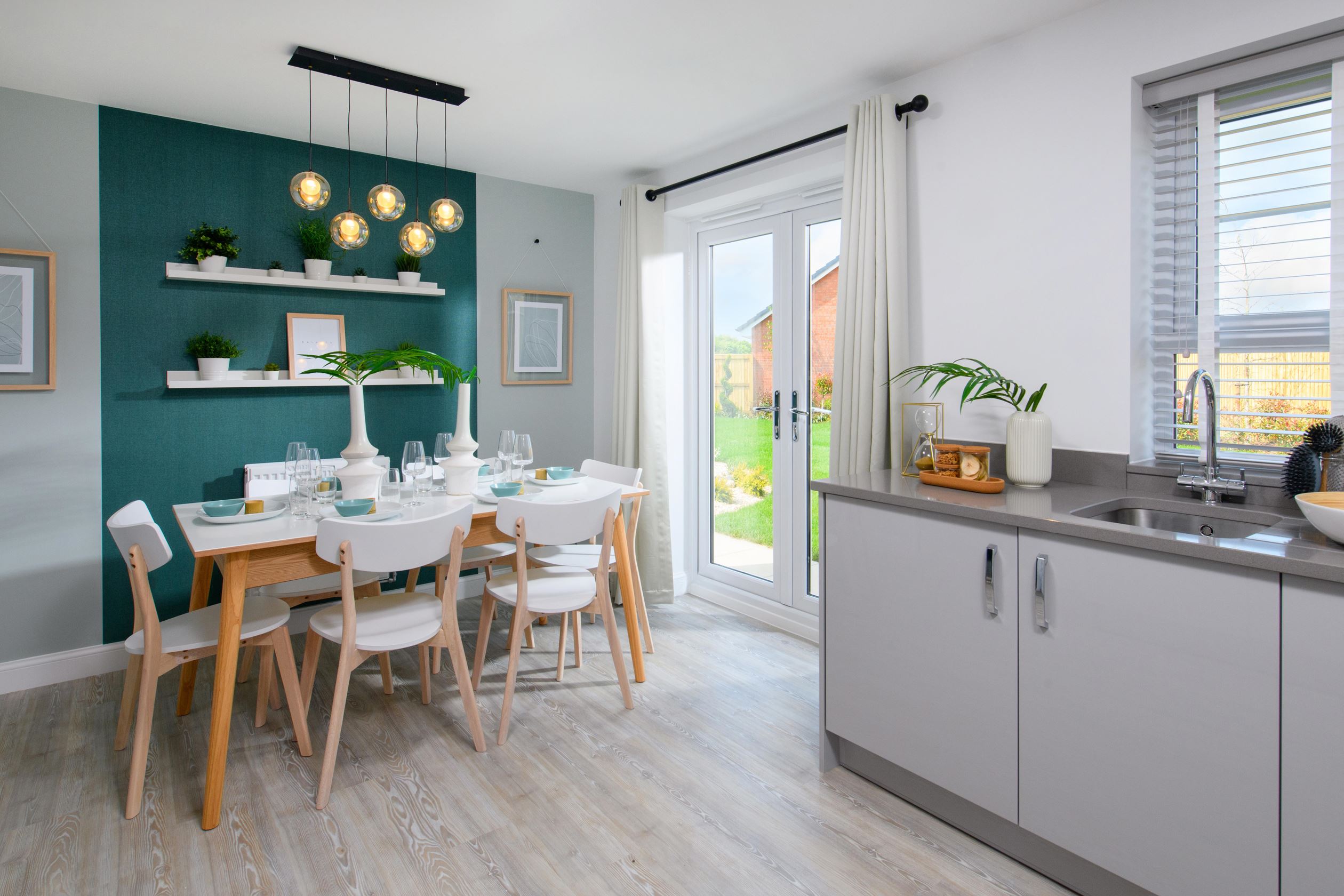 Internal image of the Ellerton Kitchen/dining room 