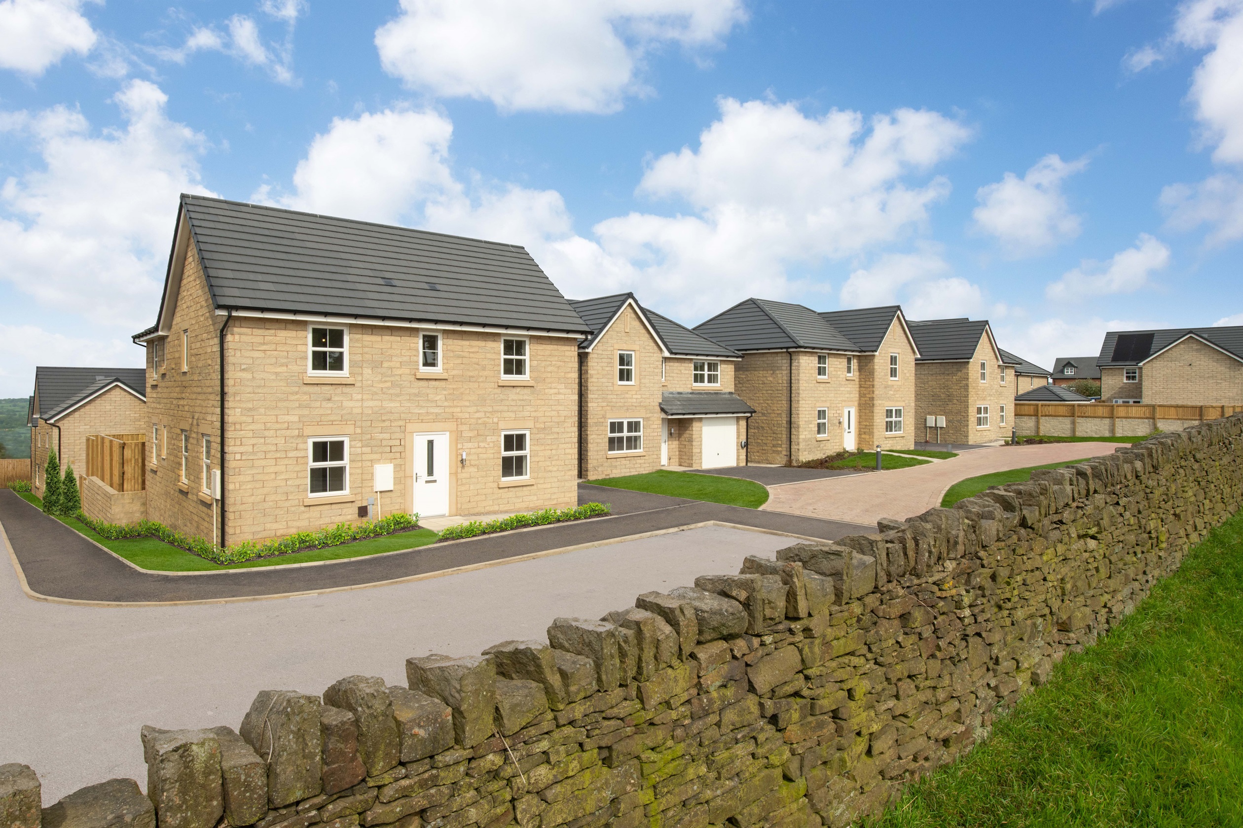 Street scene at Bernets Nook, Feniscowles 