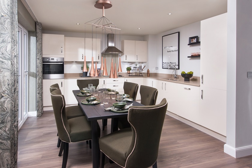 Hale open plan kitchen dining space 