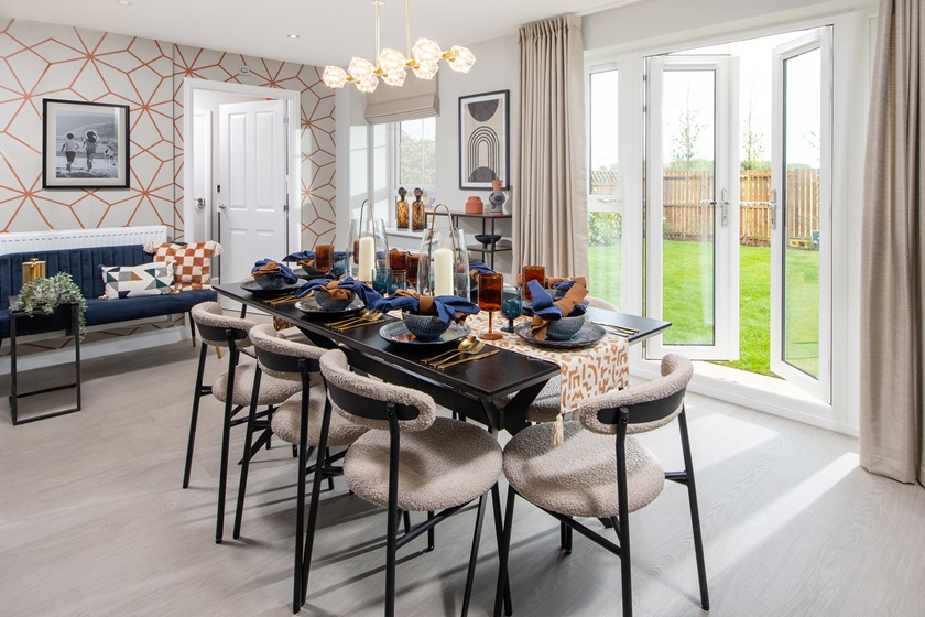 hale open-plan kitchen/dining room 