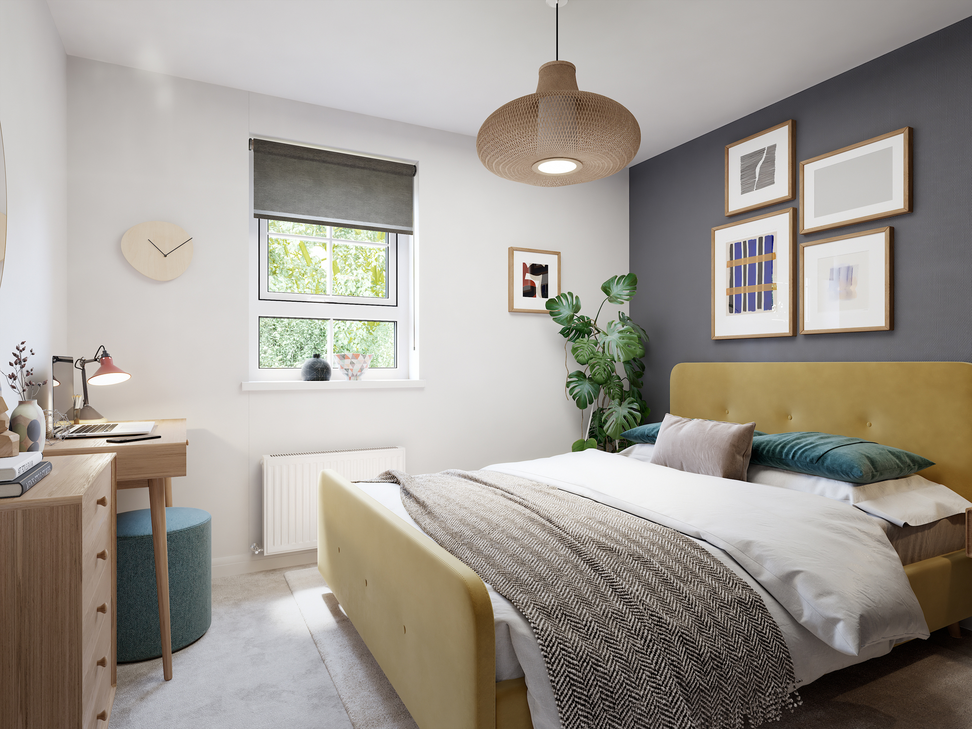ashburton double bedroom CGI