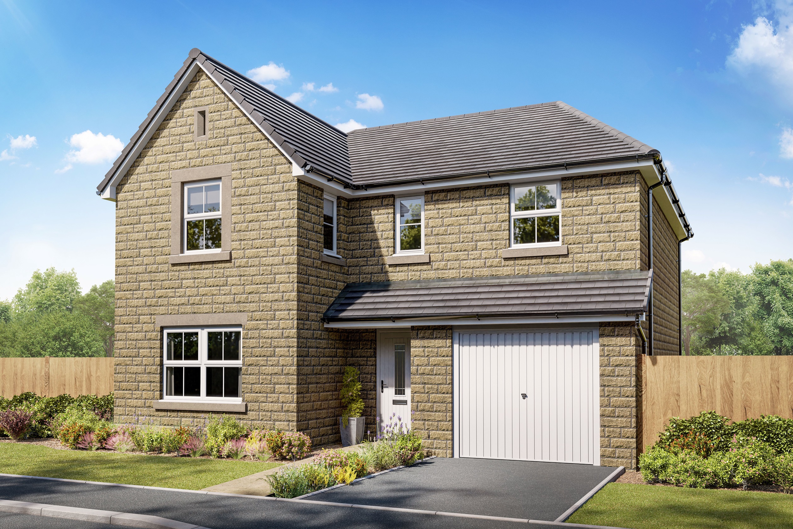 CGI image of the Hale 4 bedroom home 