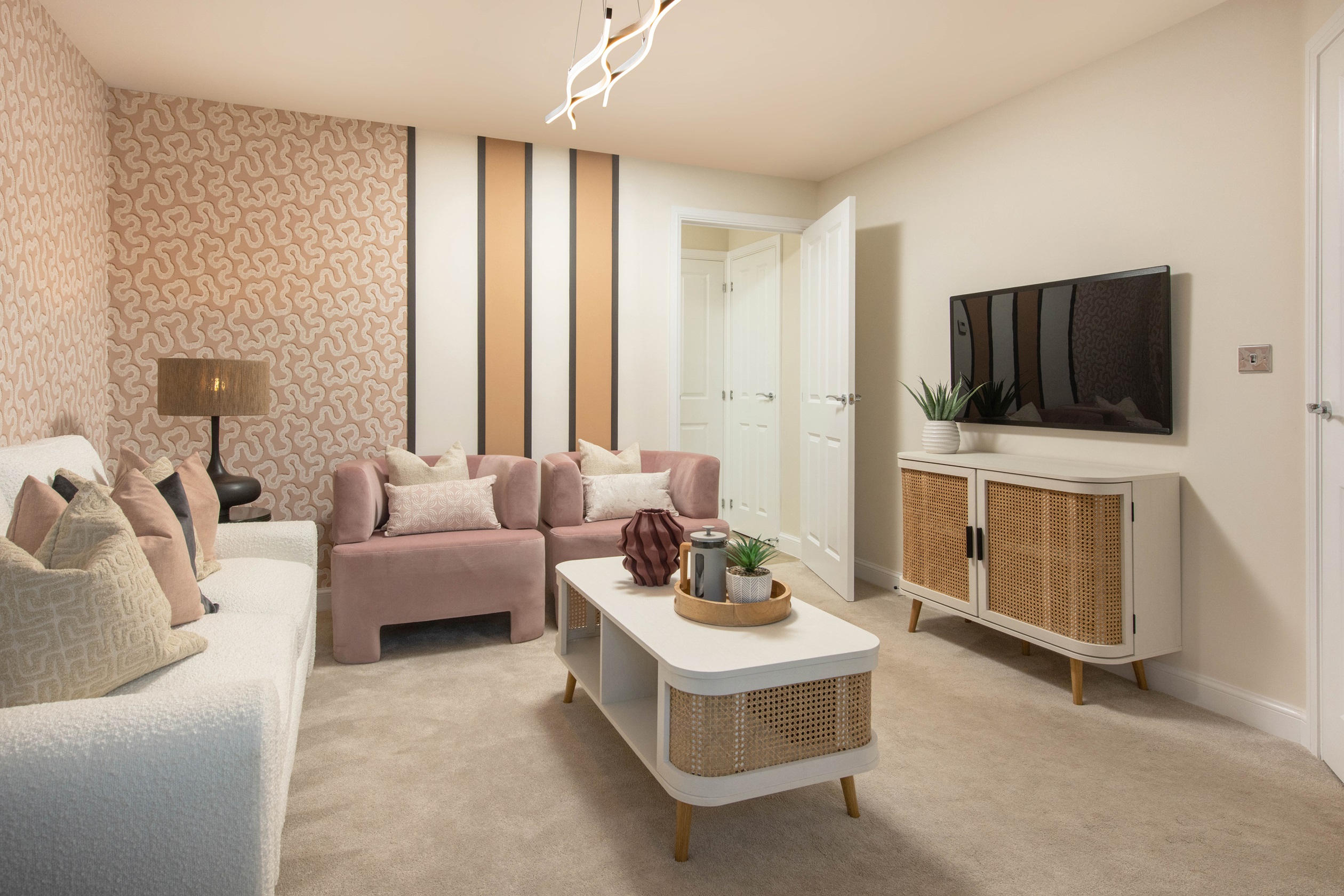 Internal image of the lounge in the Ellerton 3 bedroom home 