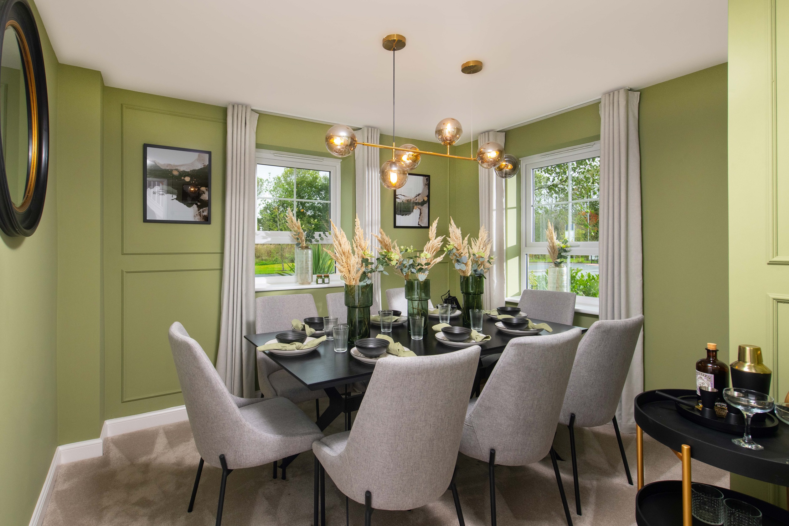 Internal image of the Alderney dining room 