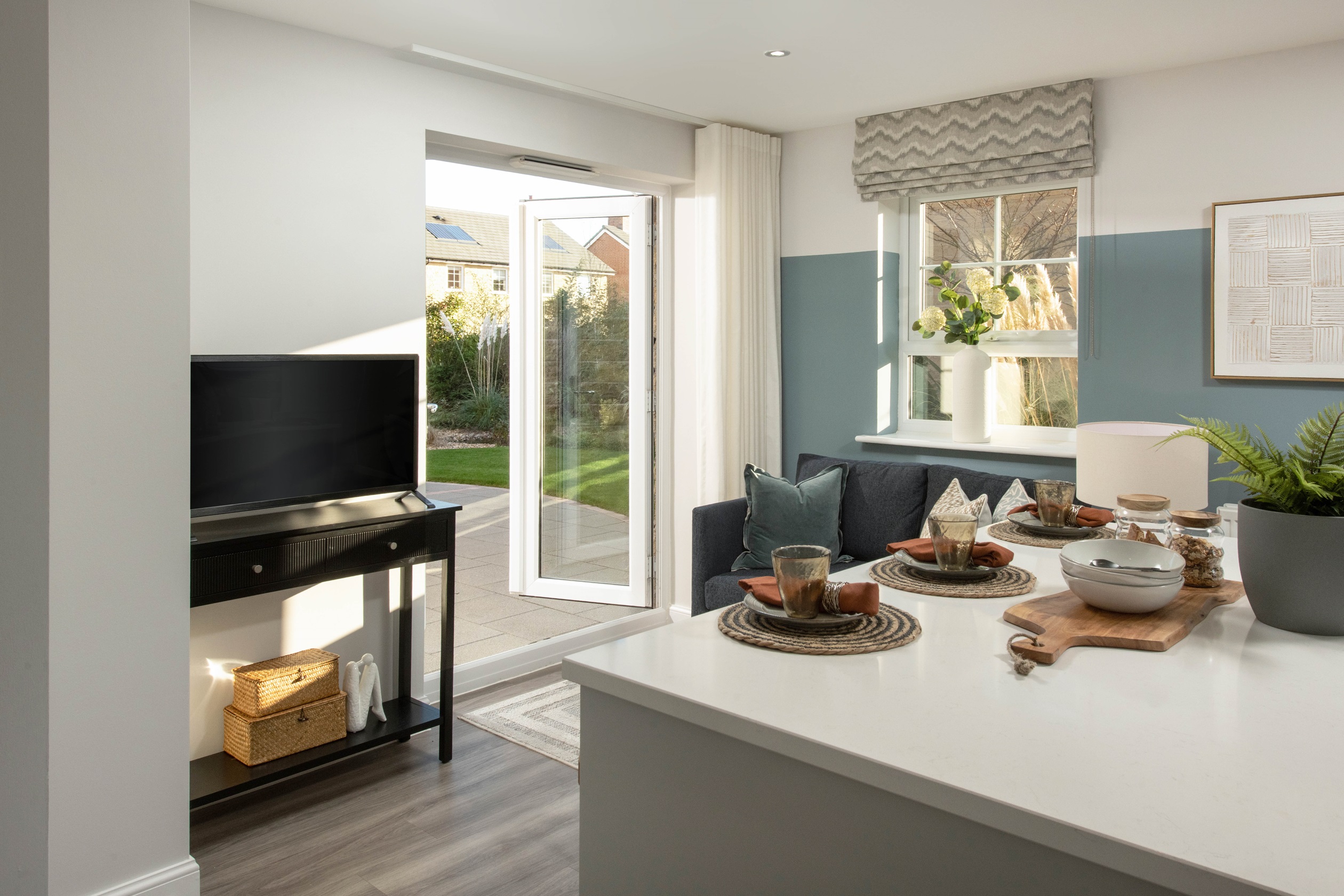 Internal image of the family area in the Alderney 4 bedroom home 