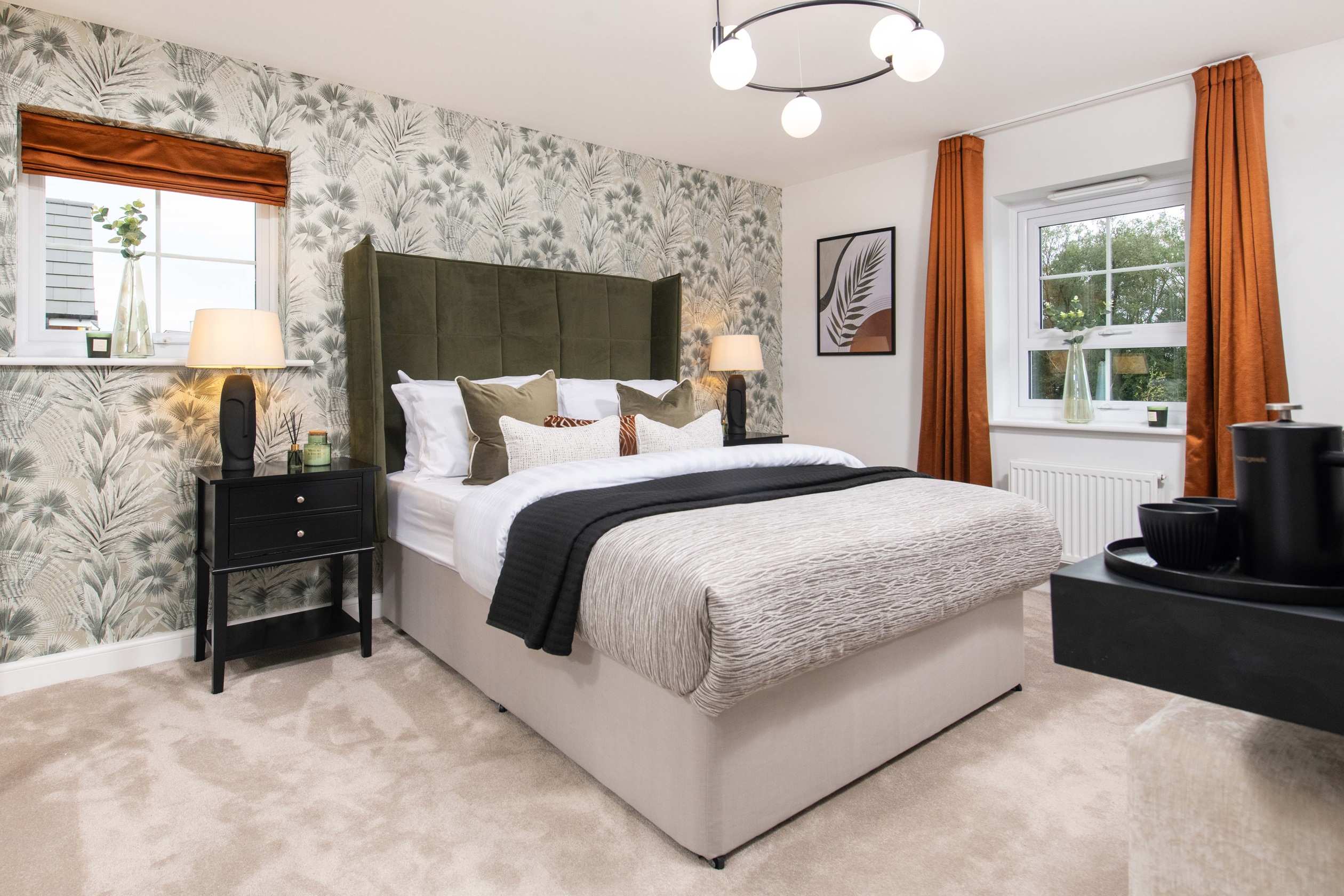 Internal image of the Alderney main bedroom 