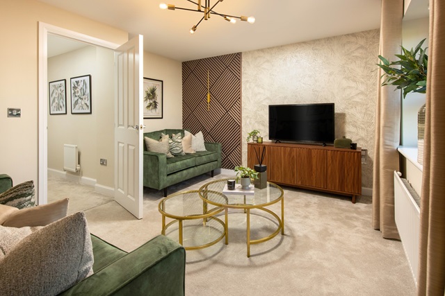 Internal image of the lounge in the Kingsville 3 bedroom home 