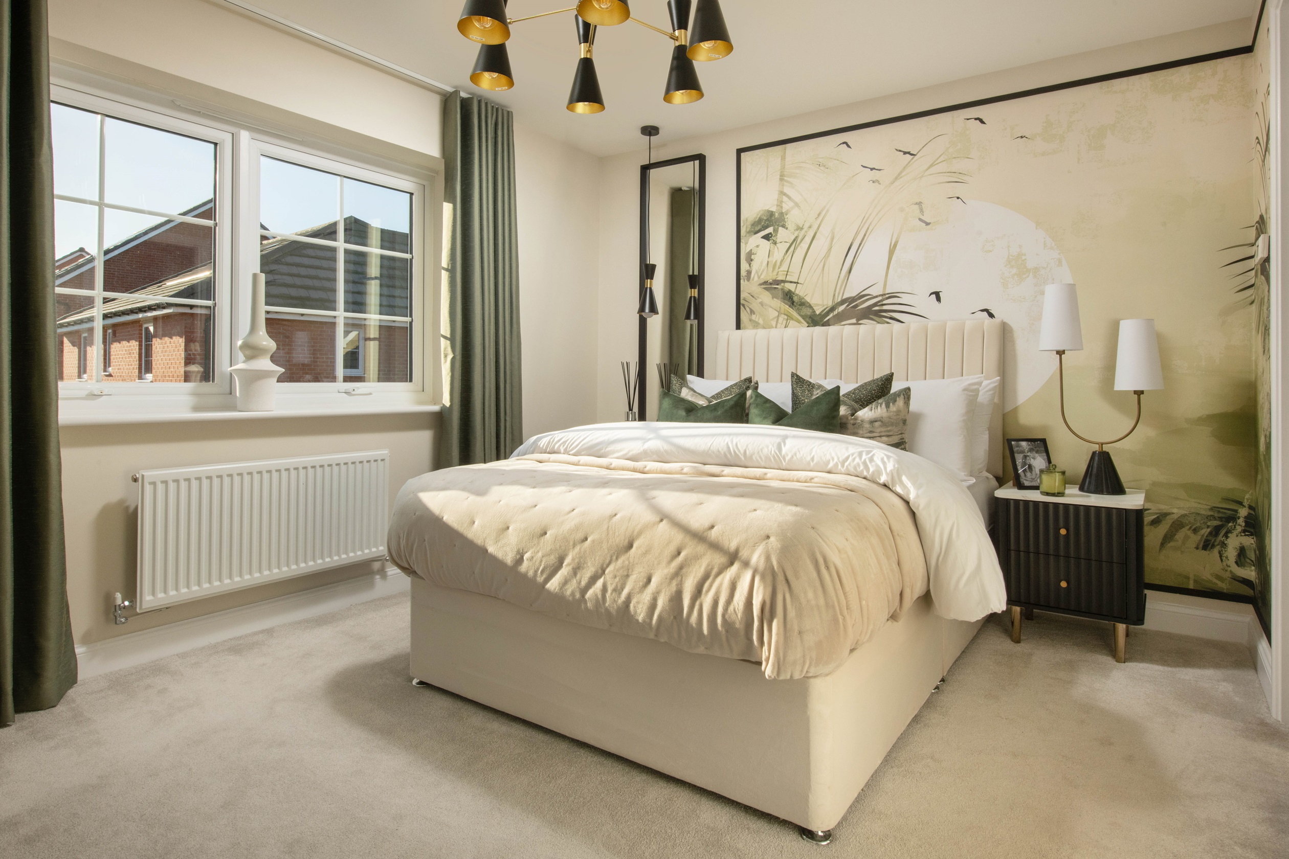 Internal image of the main bedroom in the Kingsville 3 bedroom home 