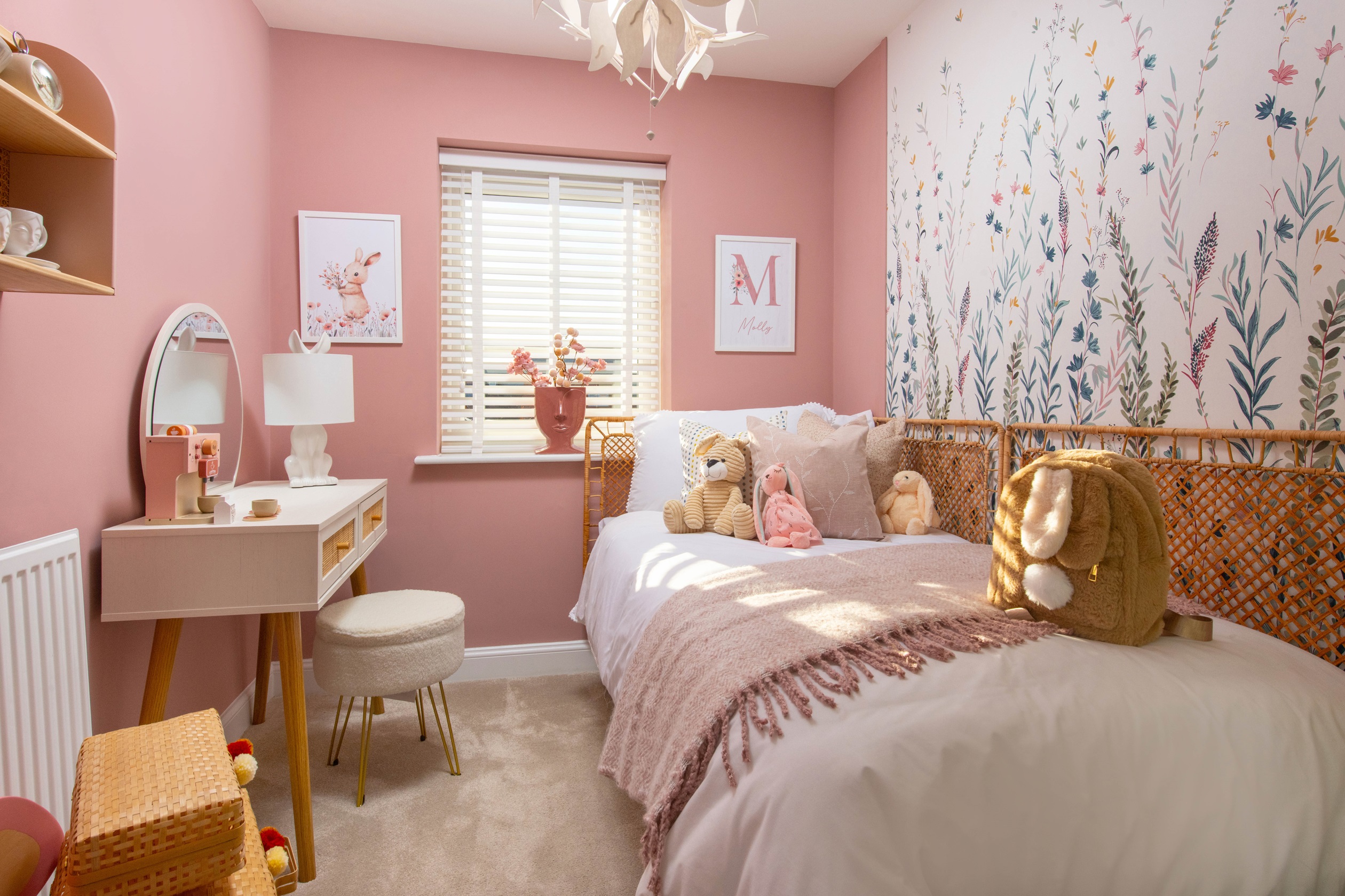 Internal image of the single bedroom in the Ellerton 3 bedroom home 