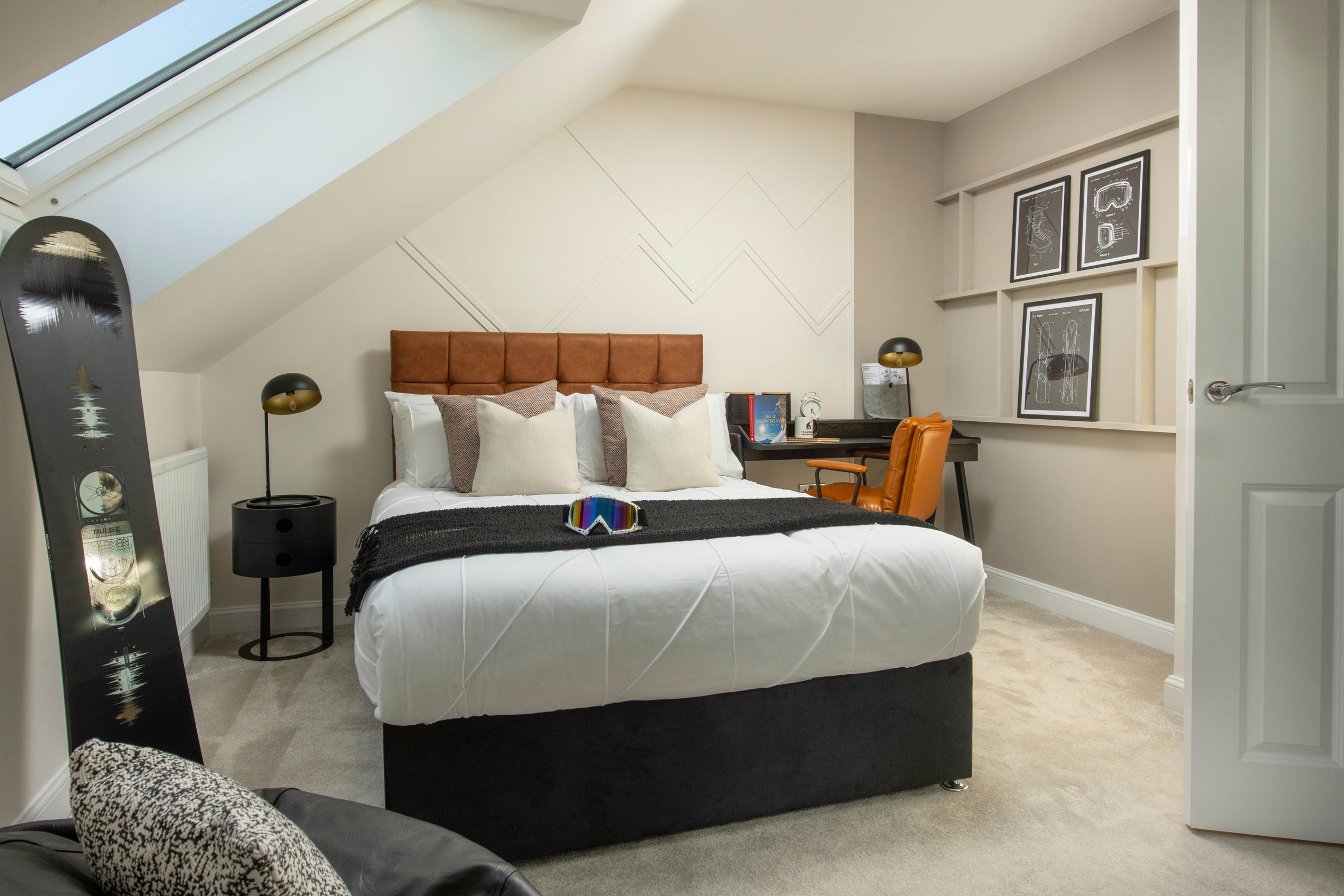 Internal image of the double bedroom in the Kingsville 3 bedroom home 