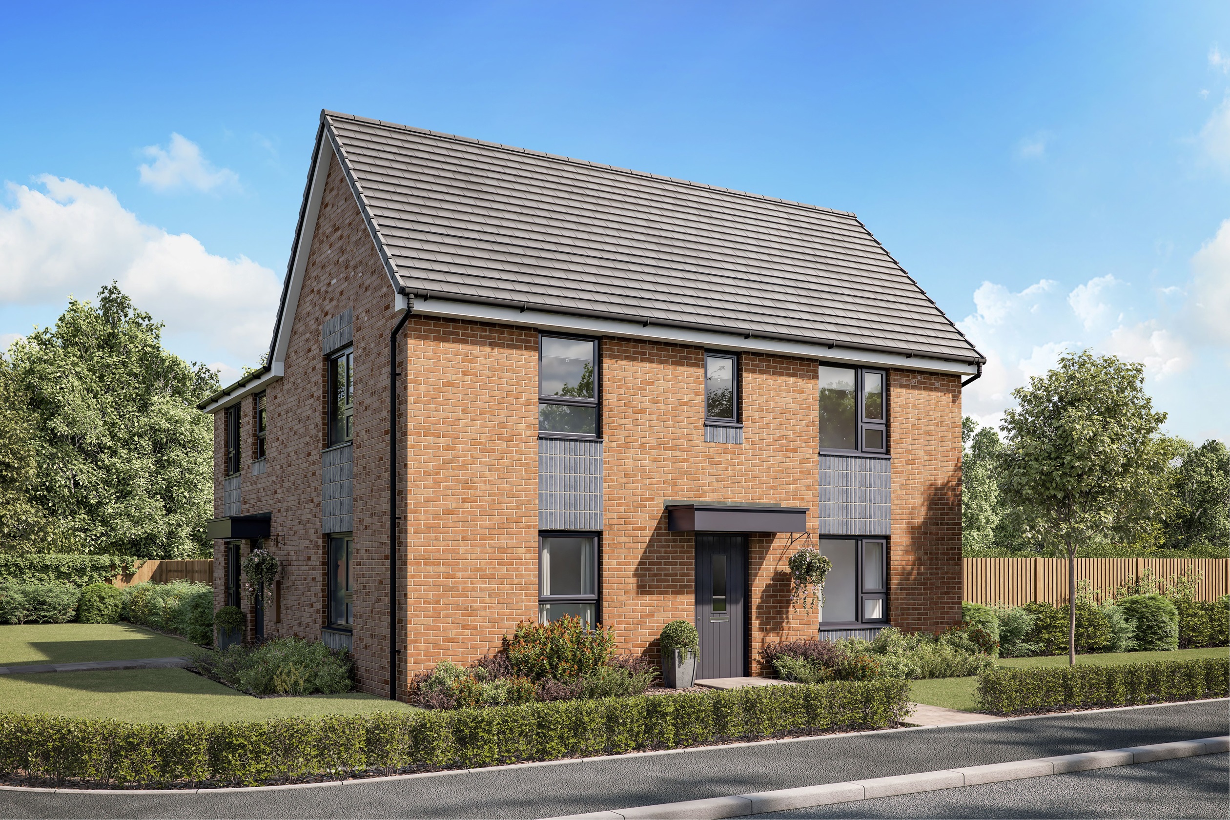 External CGI of the Moresby 3 bedroom home 