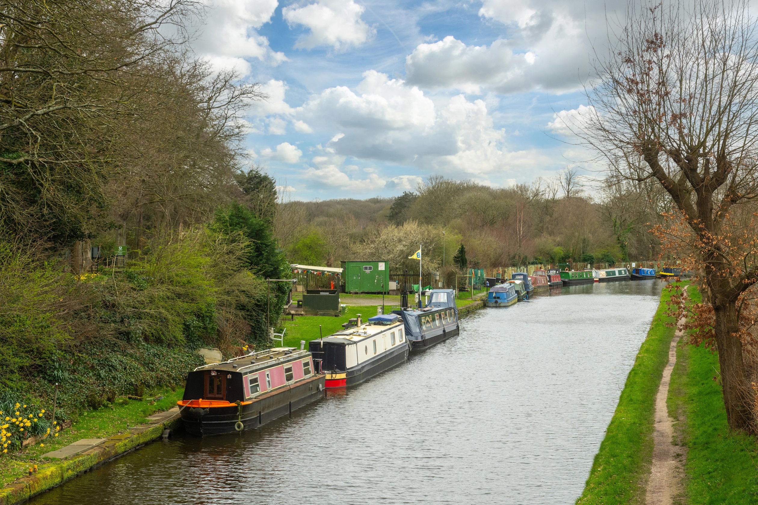 local area Daresbury canal walk 