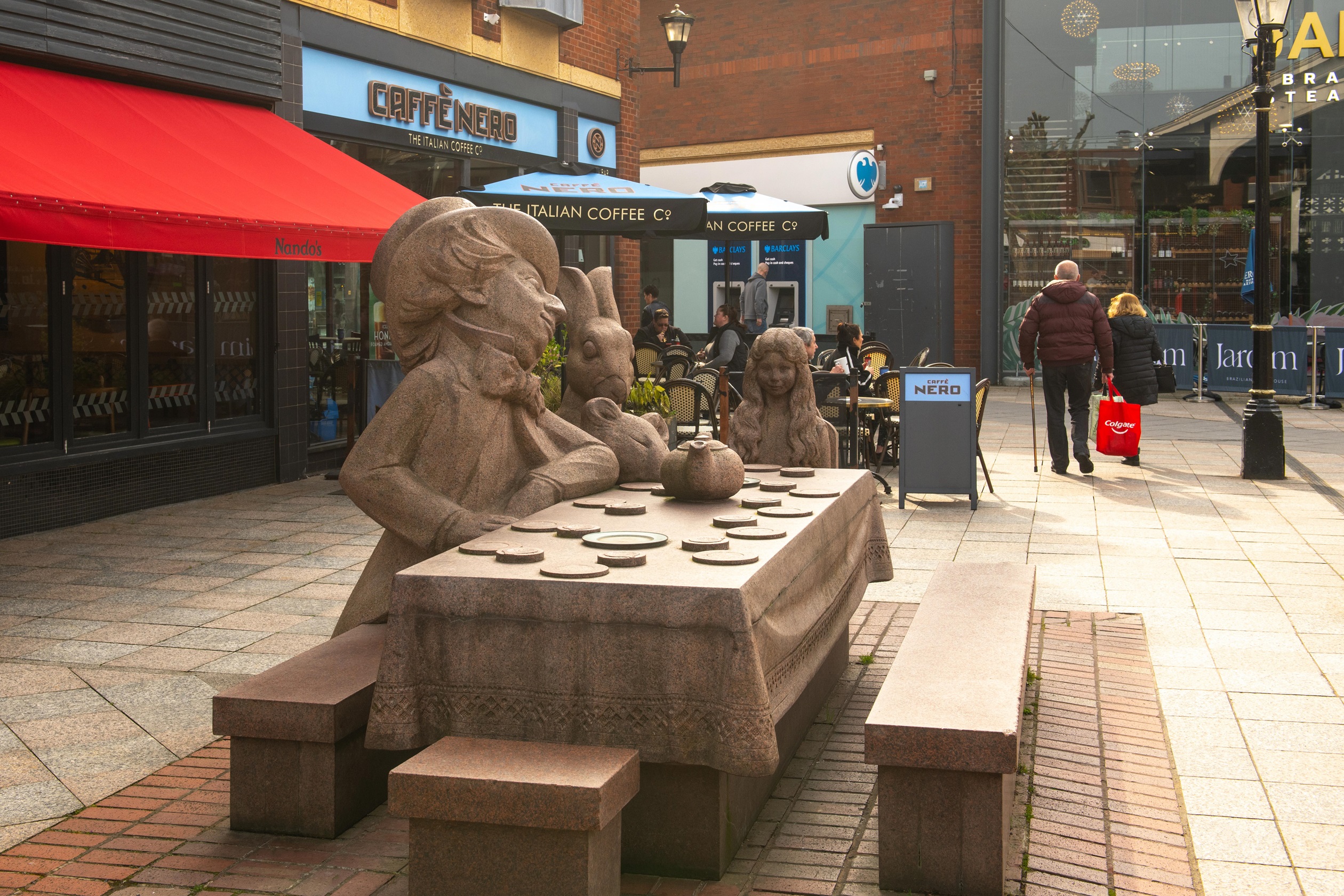 local area scene of high street 