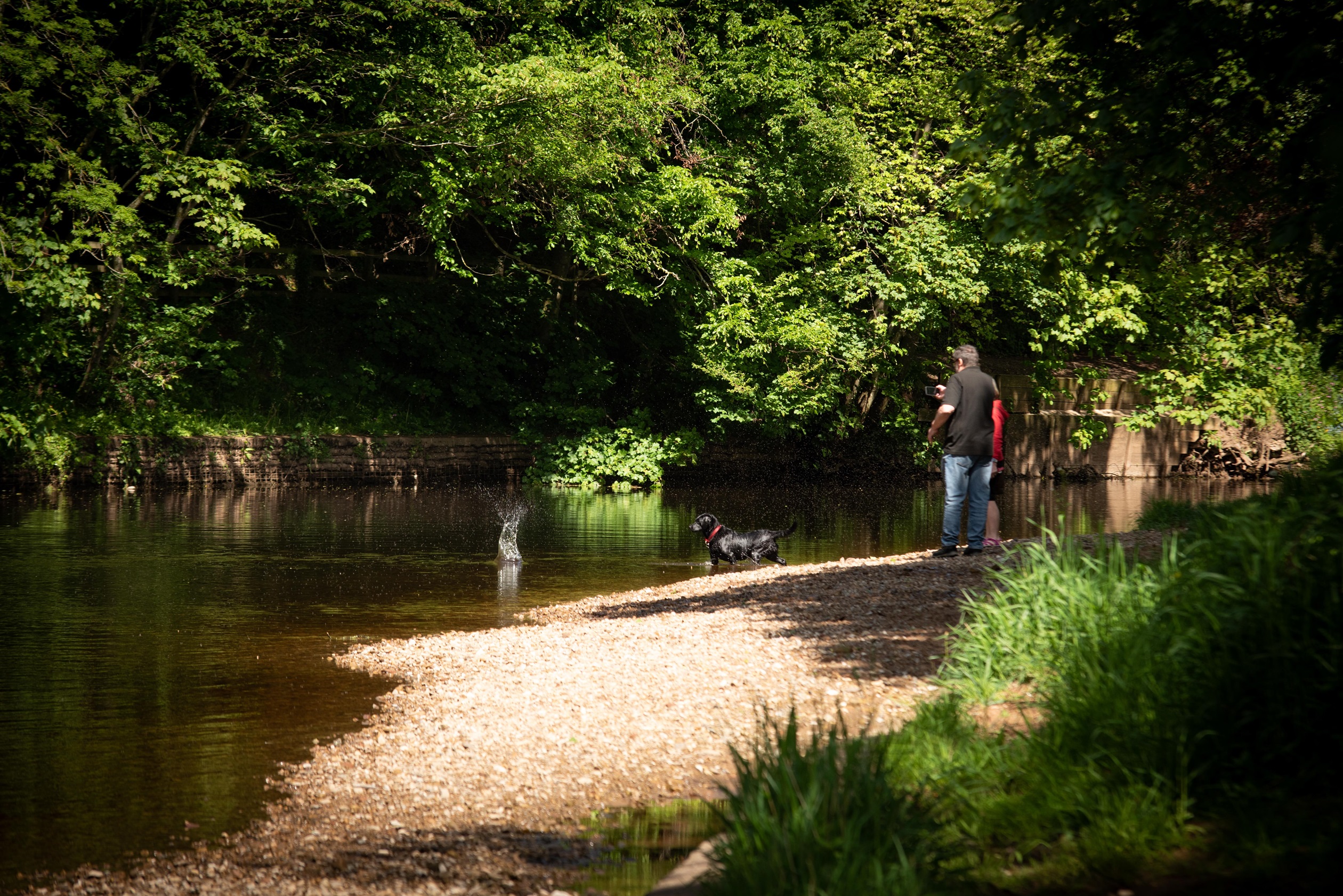 countryside river walk lifestyle in Appleby