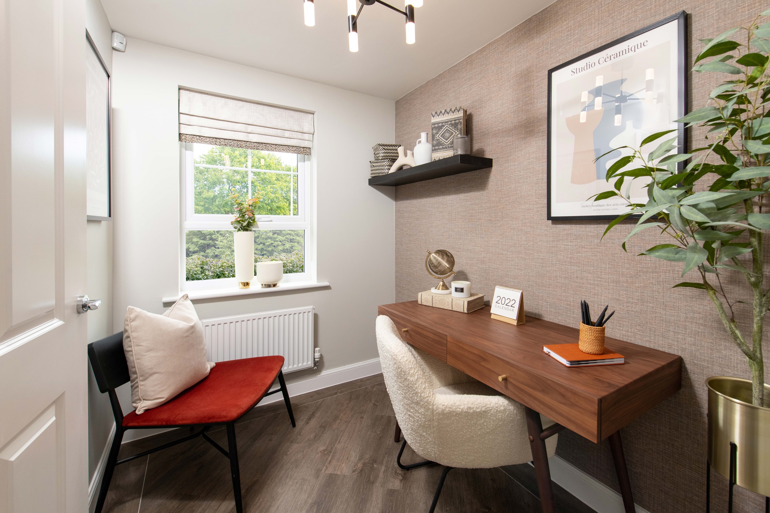 Internal image of the kingsville study/4th bedroom 