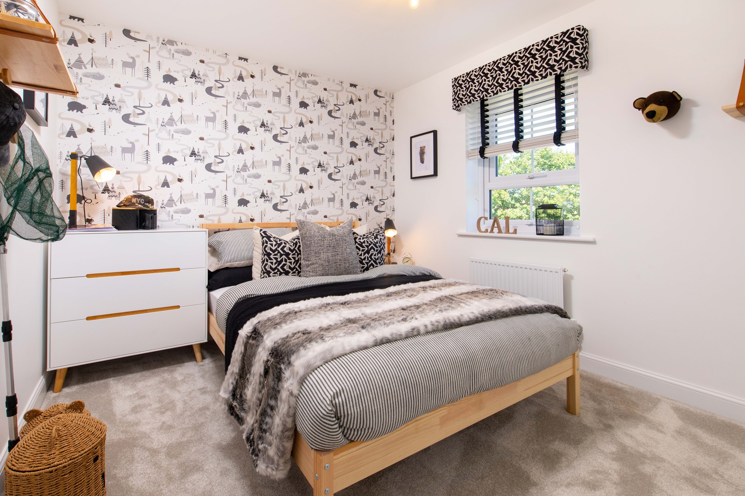 Internal image of the Alderney double bedroom 