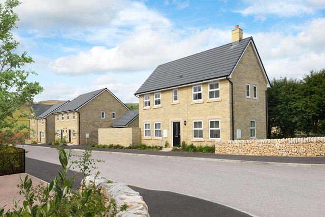 Outside image of the Ennerdale 3 bedroom detached home at High Peak Meadow