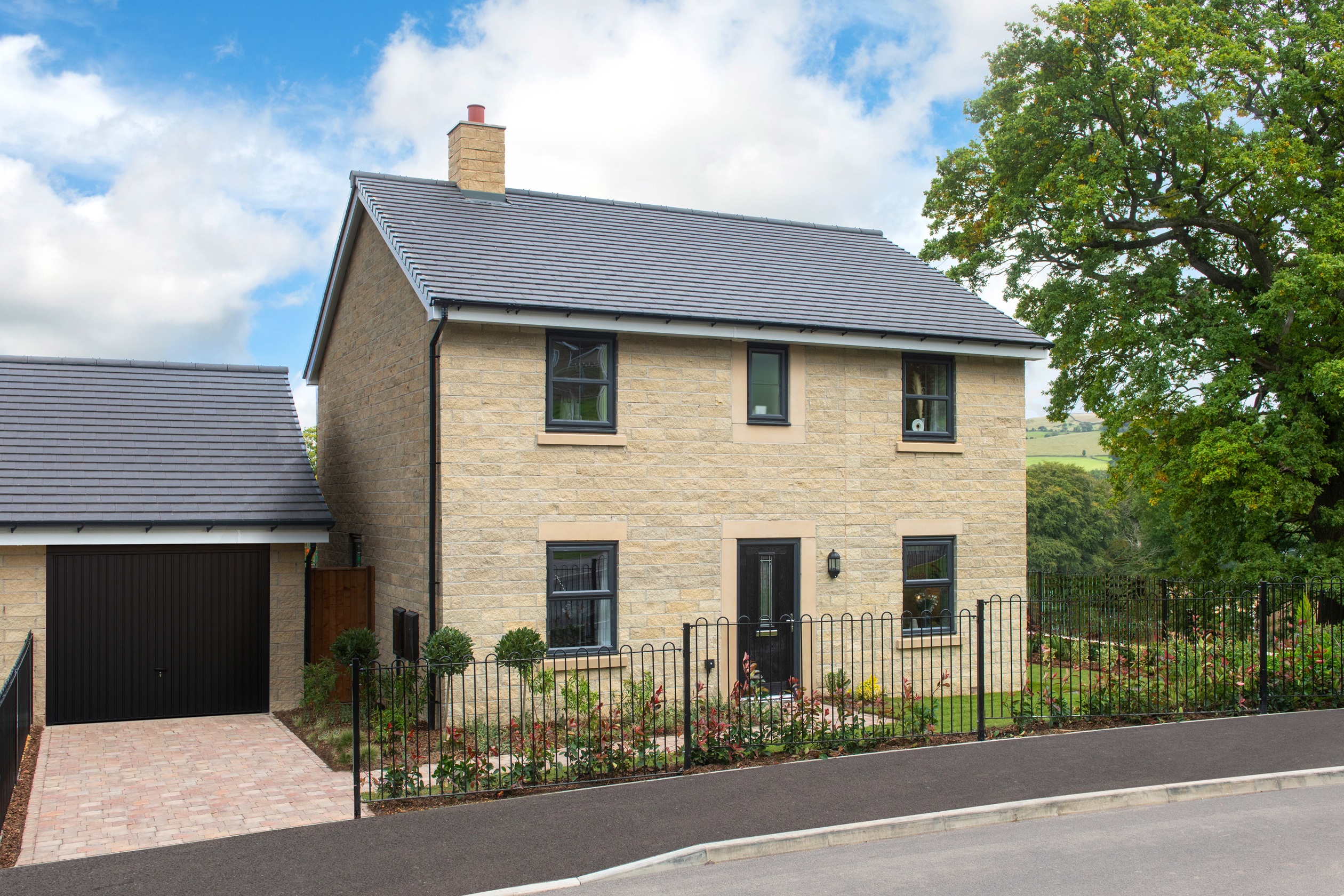 External image of the Tamerton 4 bed show home 