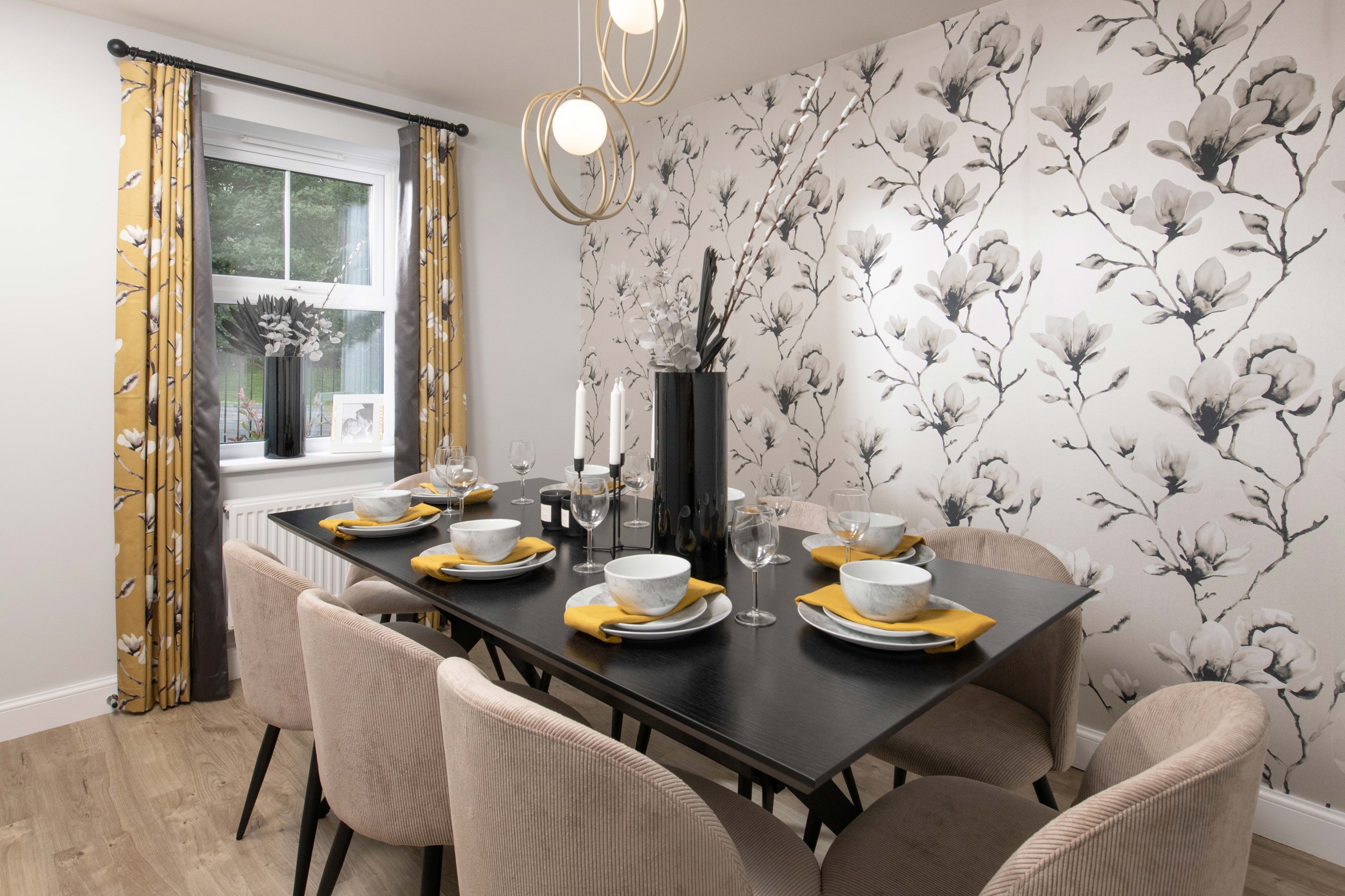 Internal image if the Tamerton dining room 