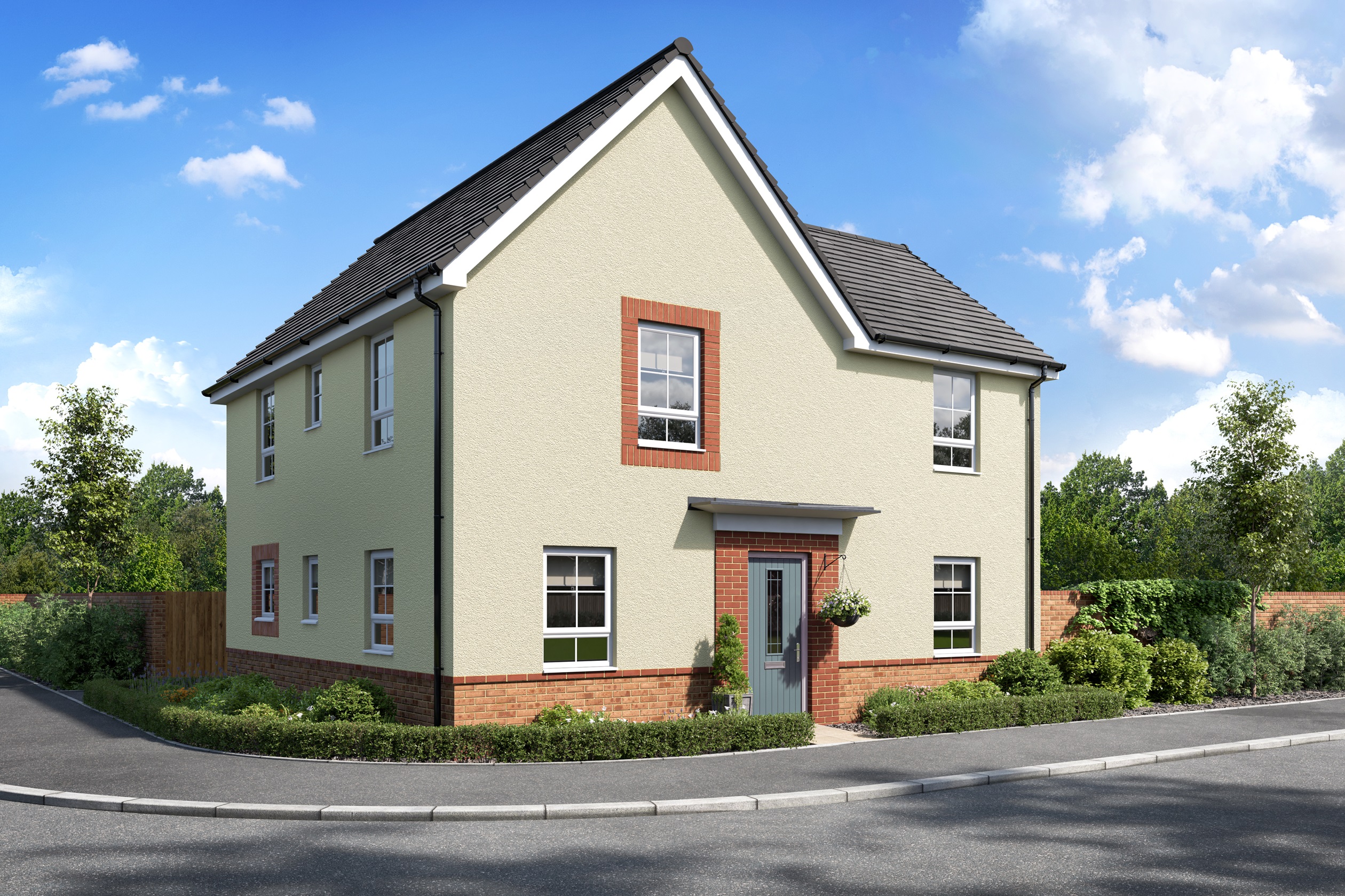 External CGI of the Alderney 4 bedroom home 