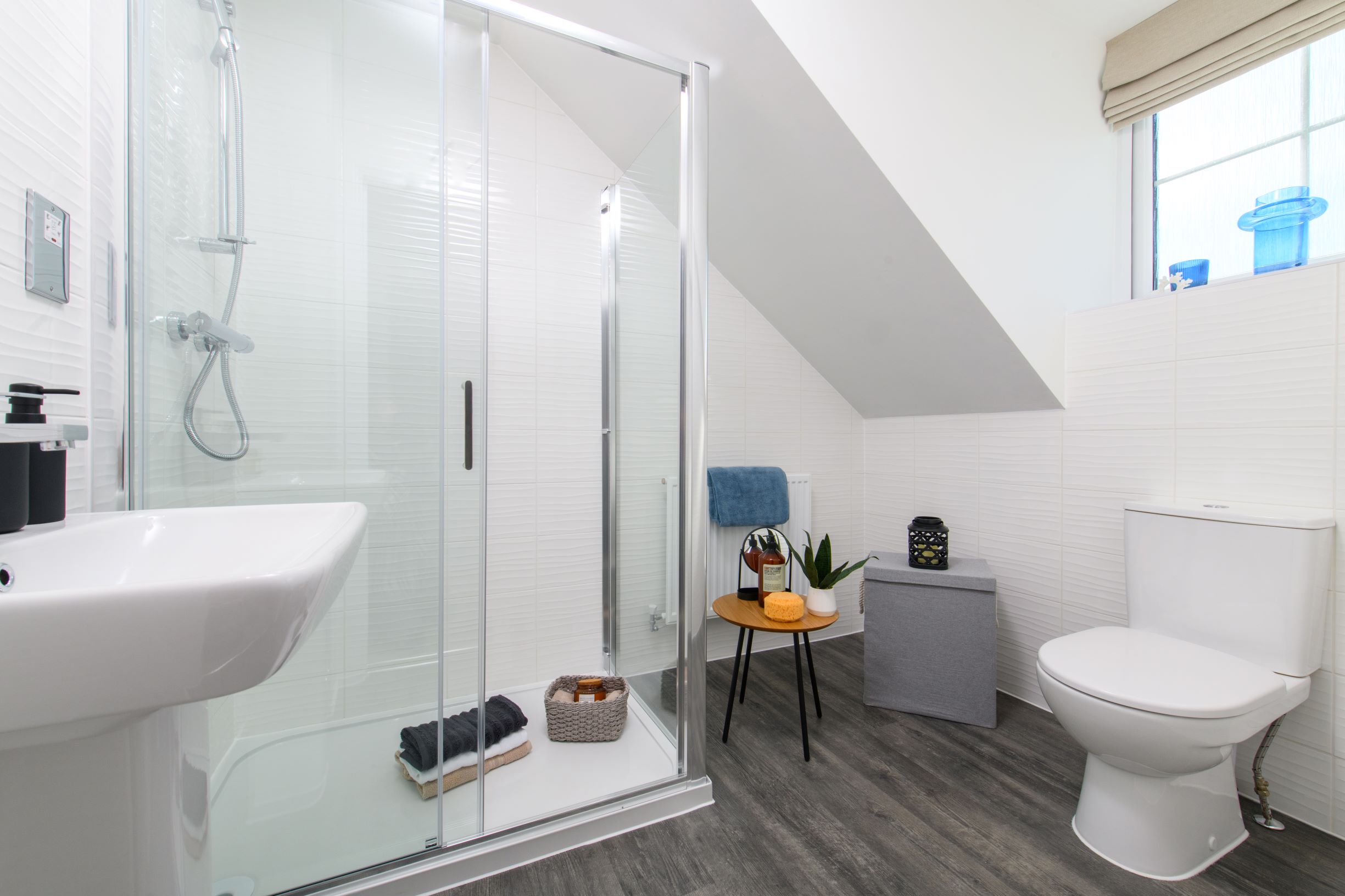 Internal image of the Woodcote 3 storey en suite shower room 