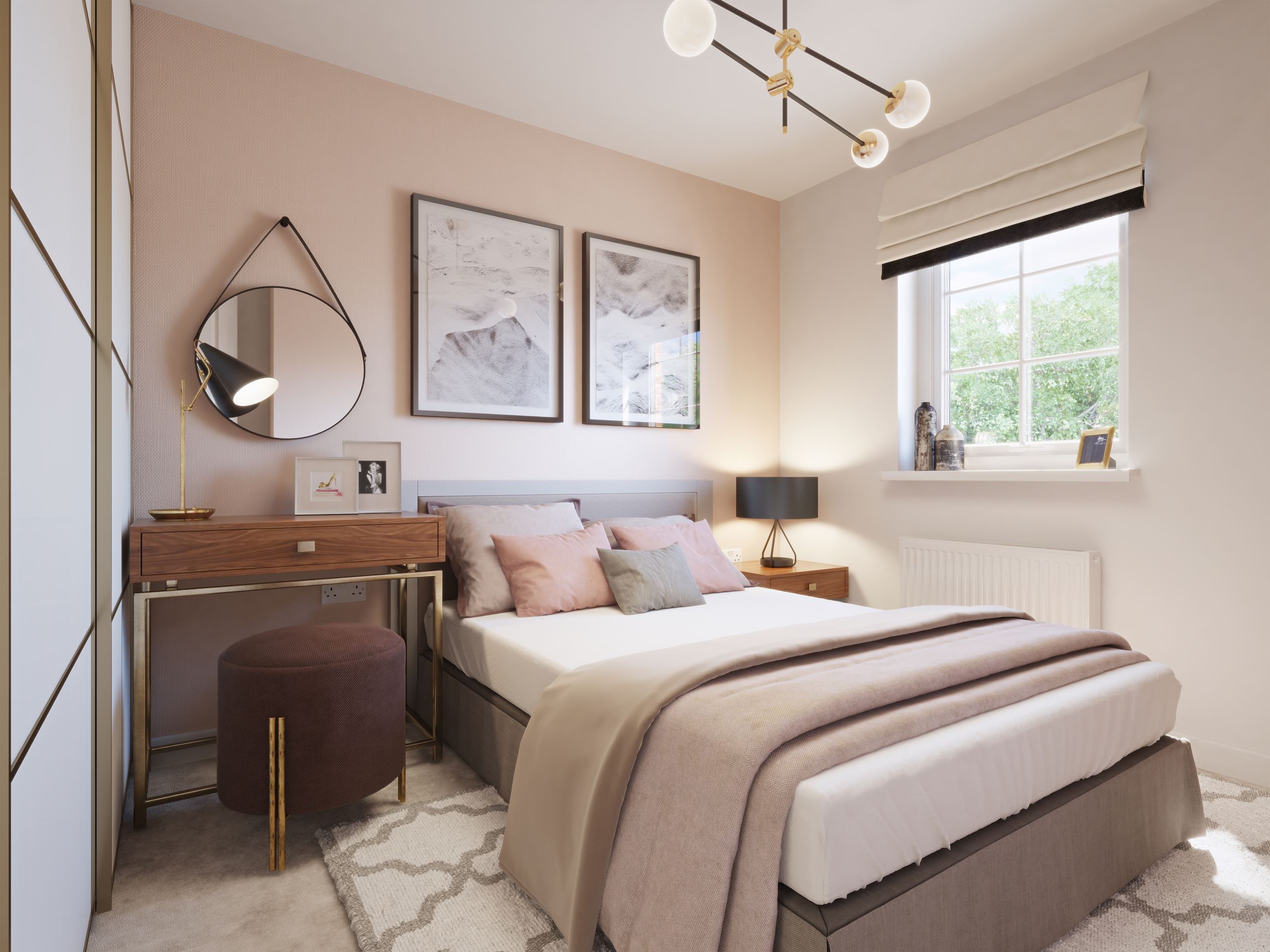 Ellerton second double bedroom 