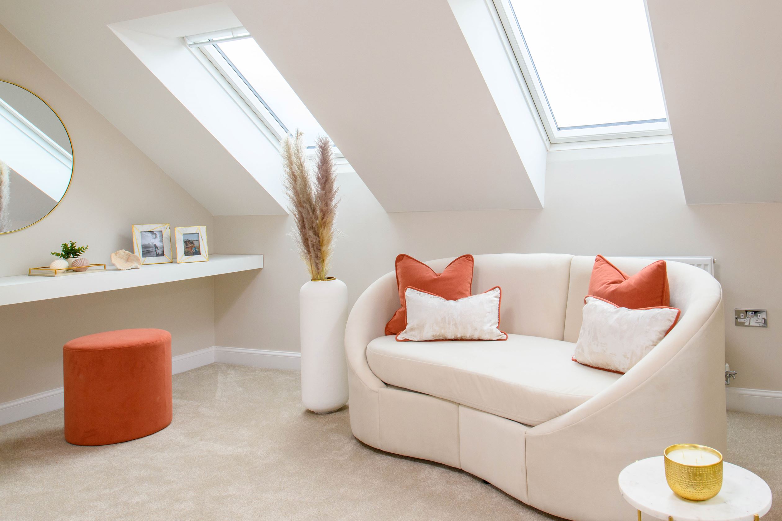 Norbury dressing area in the main bedroom 