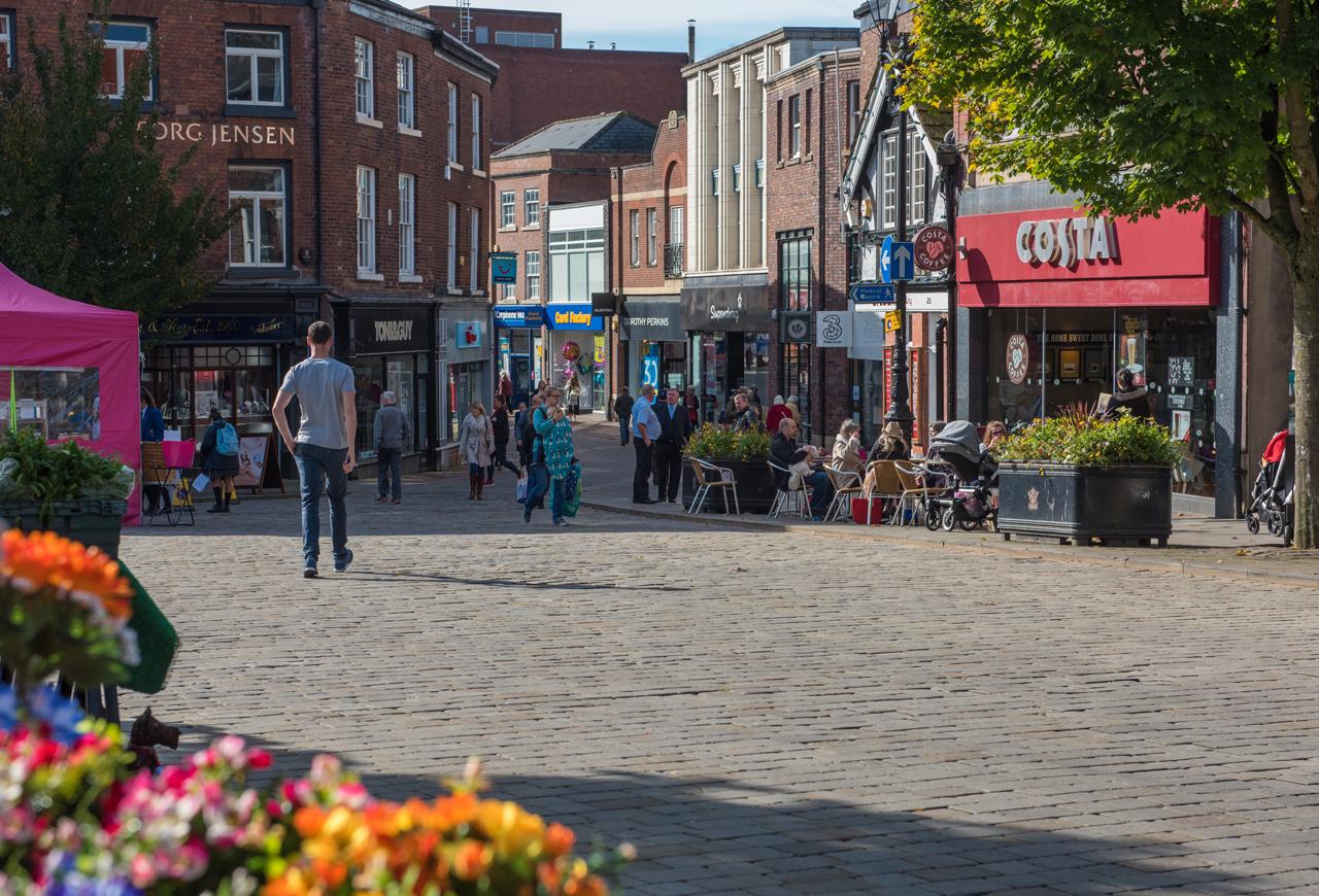 Macclesfield town centre 