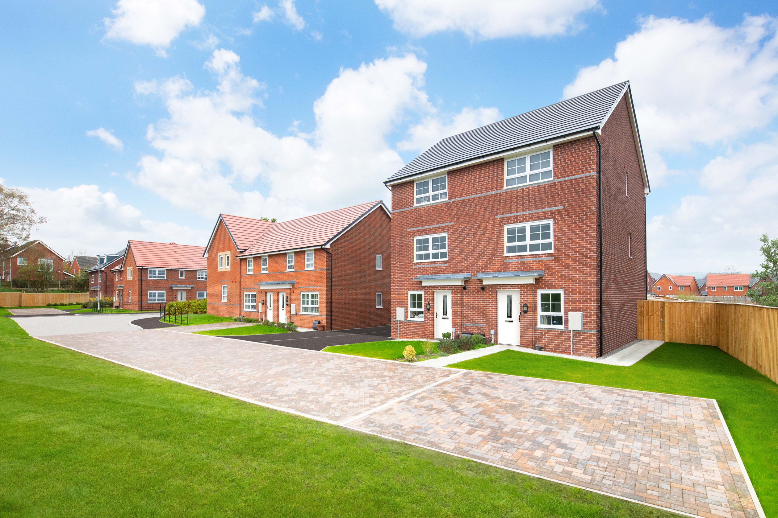 Silk Waters Green street scene 