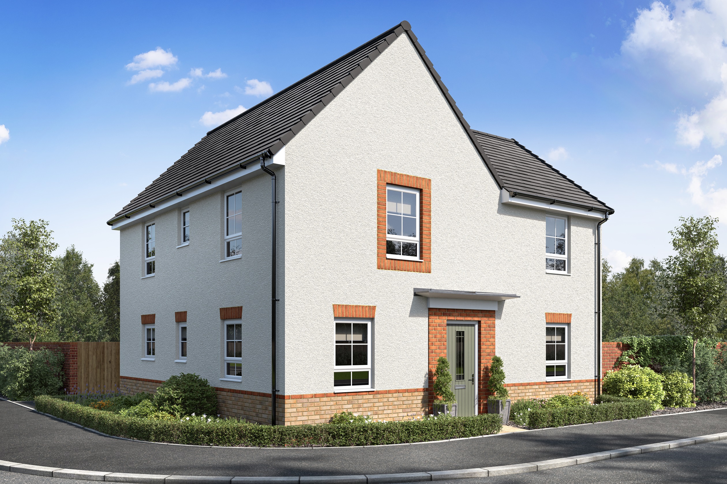 CGI image of the Alderney 4 bedroom home 