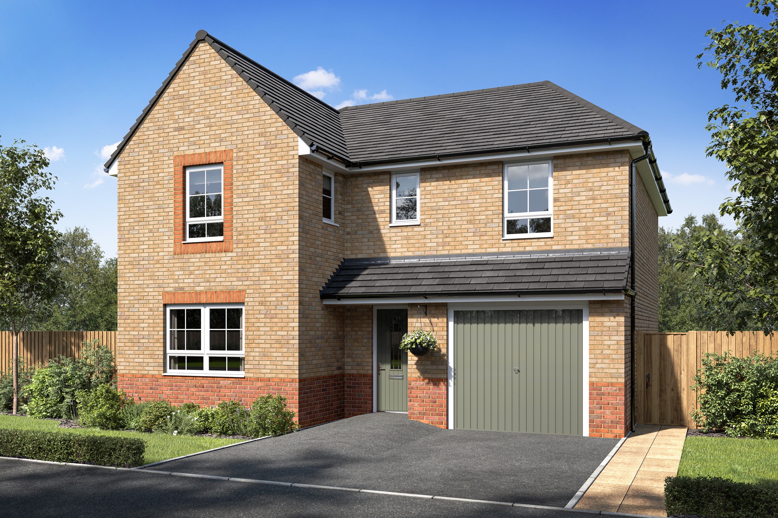 CGI image of the Hale 4 bedroom home 