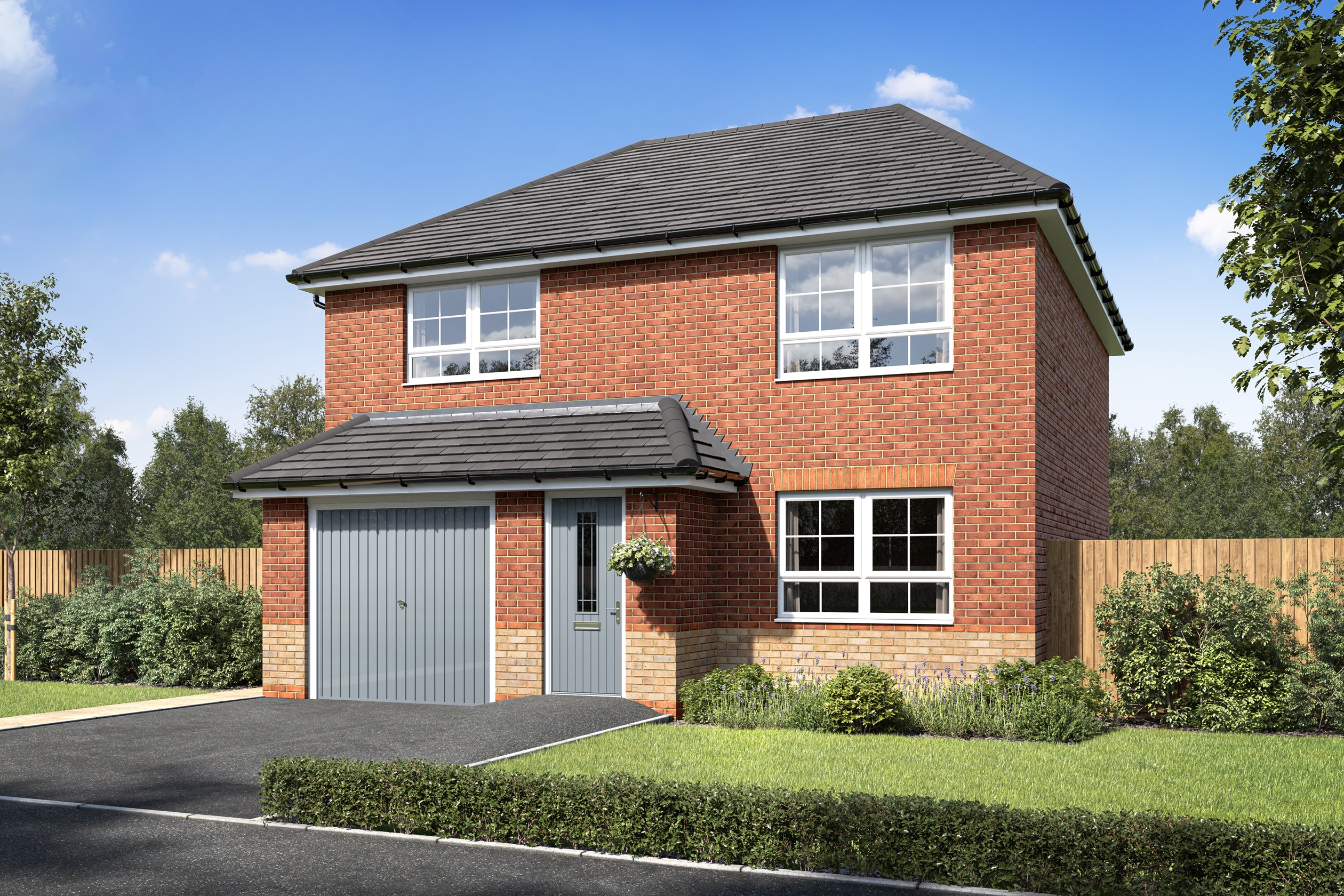 CGI image of the Kennford 4 bedroom home