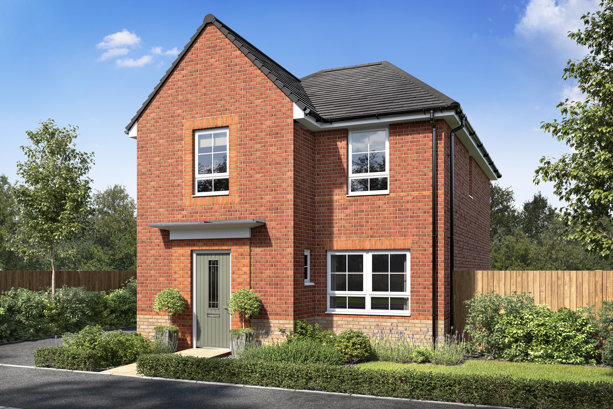 CGI image of the Kingsley 4 bedroom home