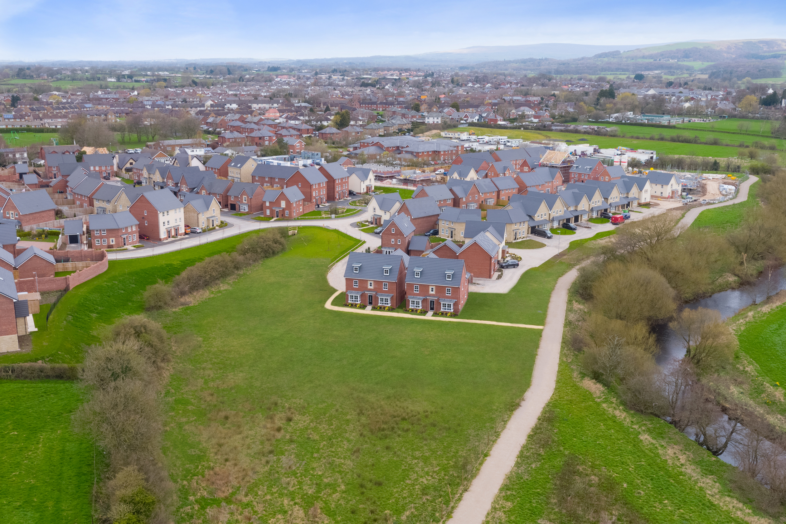 Aerial image of The Links development 