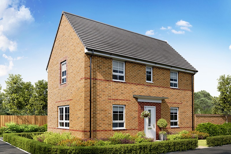 CGI image of the Moresby 3 bedroom home 