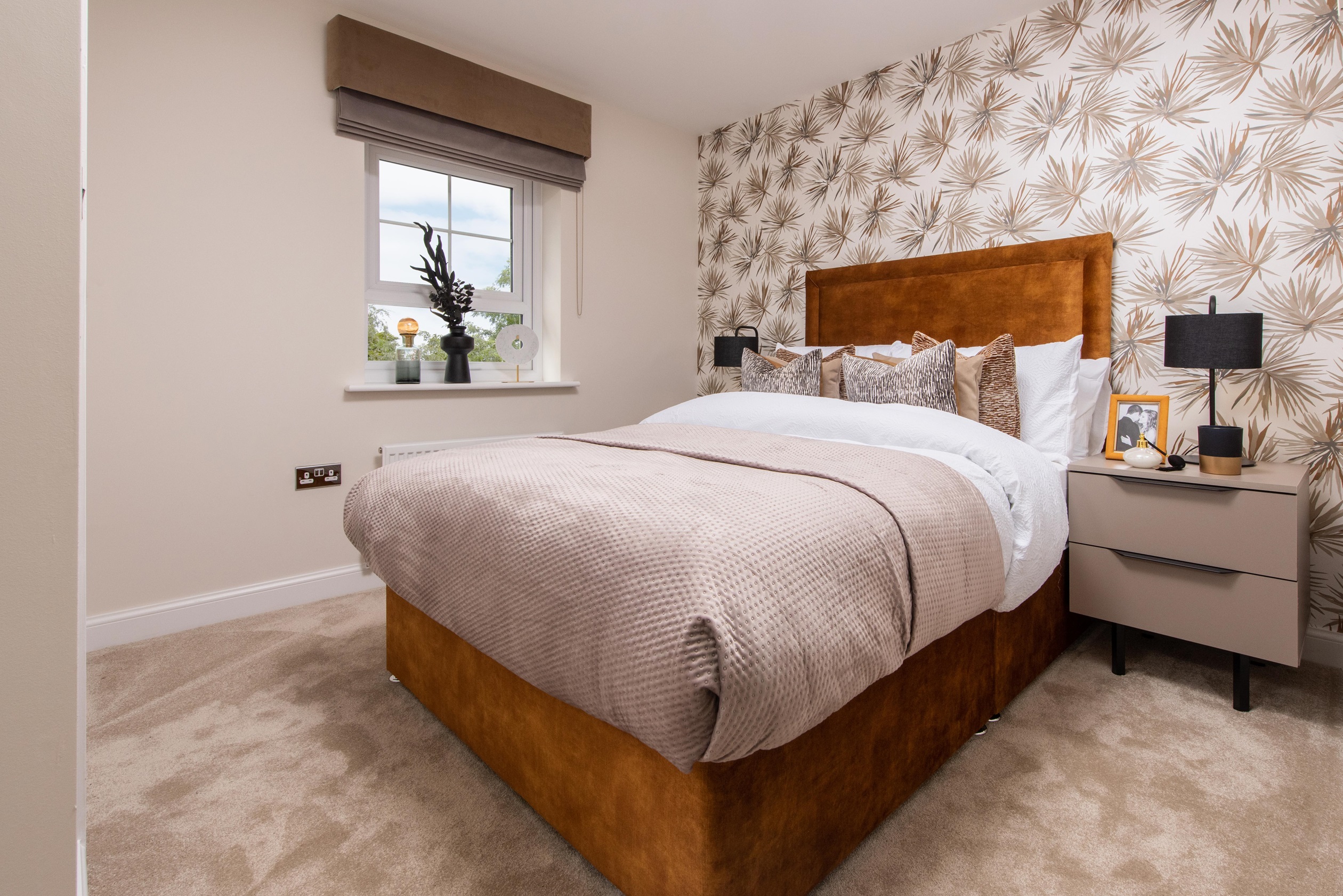 Internal image on the main bedroom in the Ellerton 