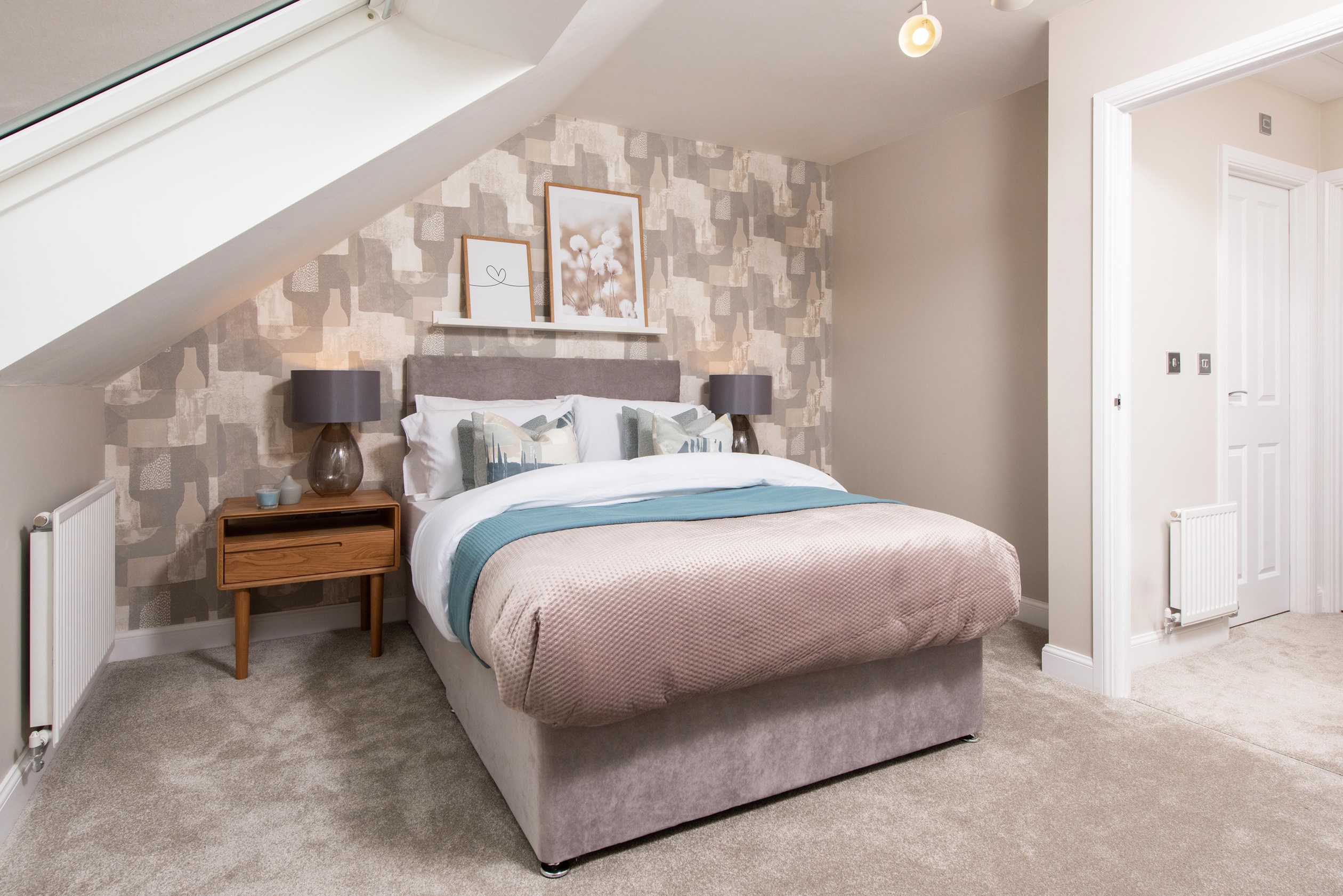 Internal image of the second double bedroom in the kingsville 