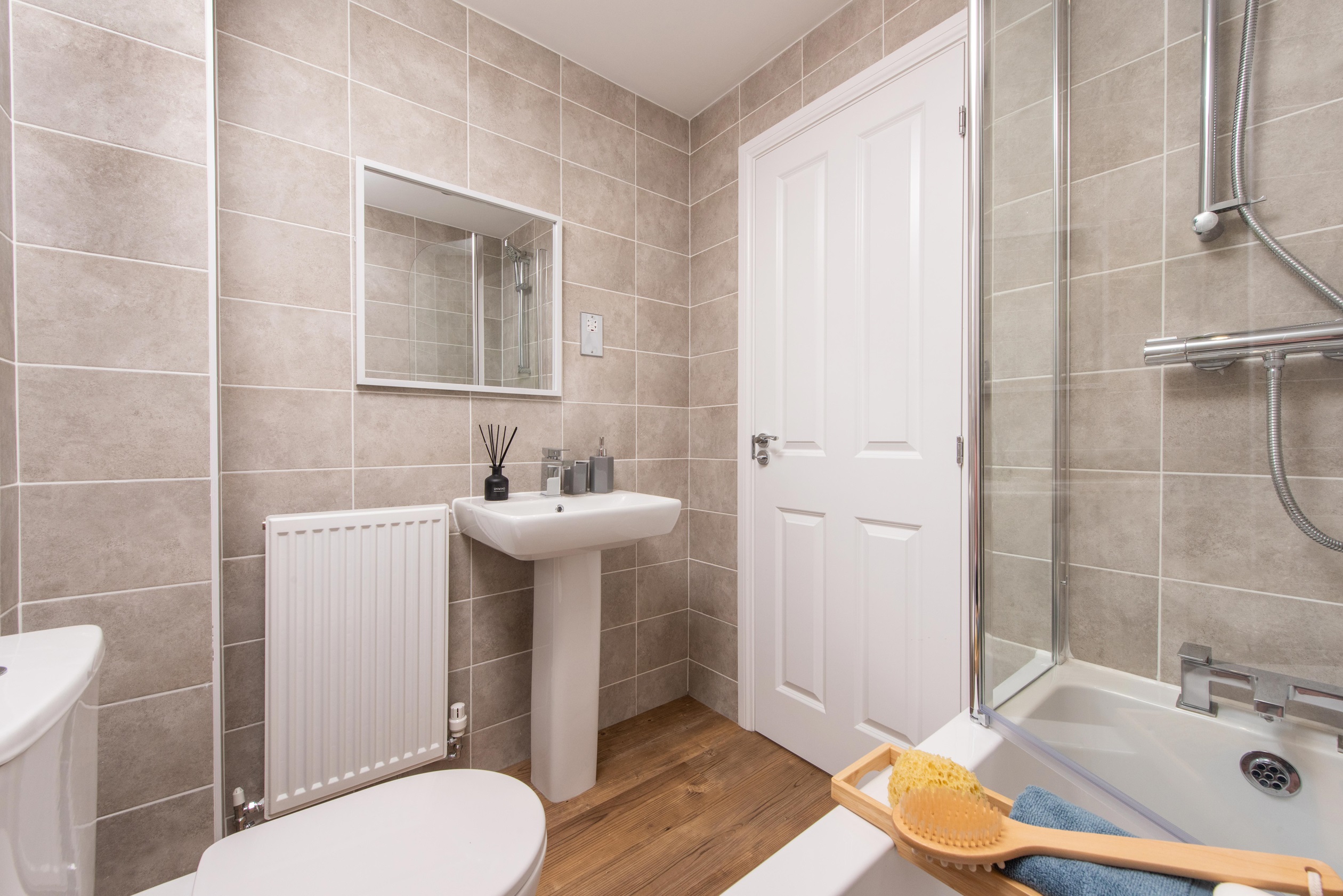 Internal image on the bathroom in the Ellerton 