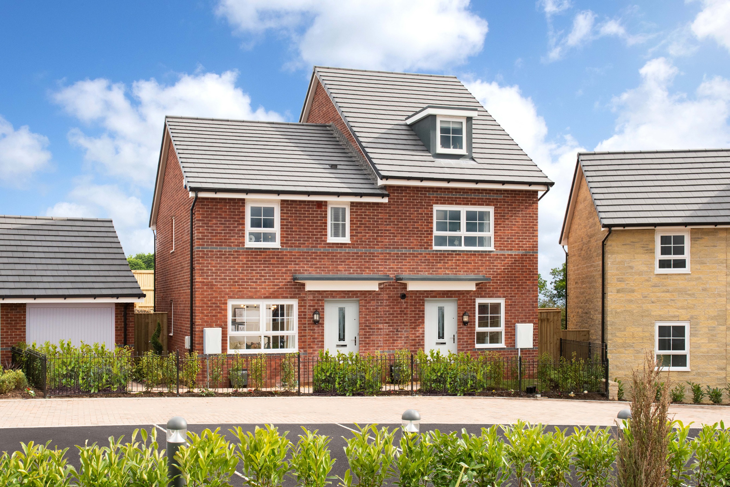 External image of the Ellerton and Kingsville show homes 