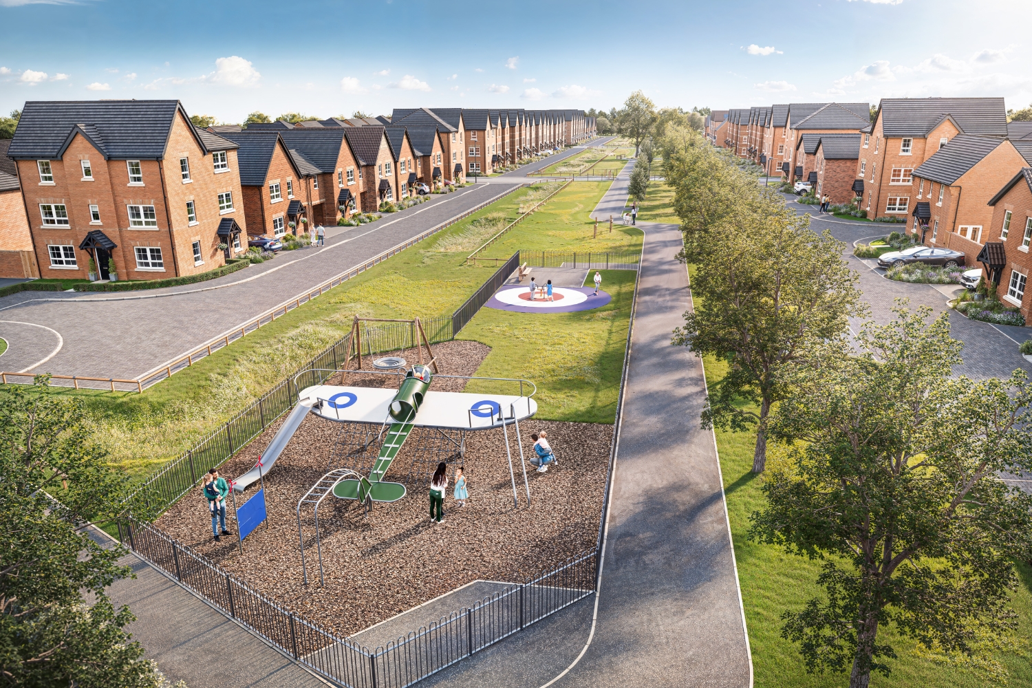 Ashbourne Airfield street scene