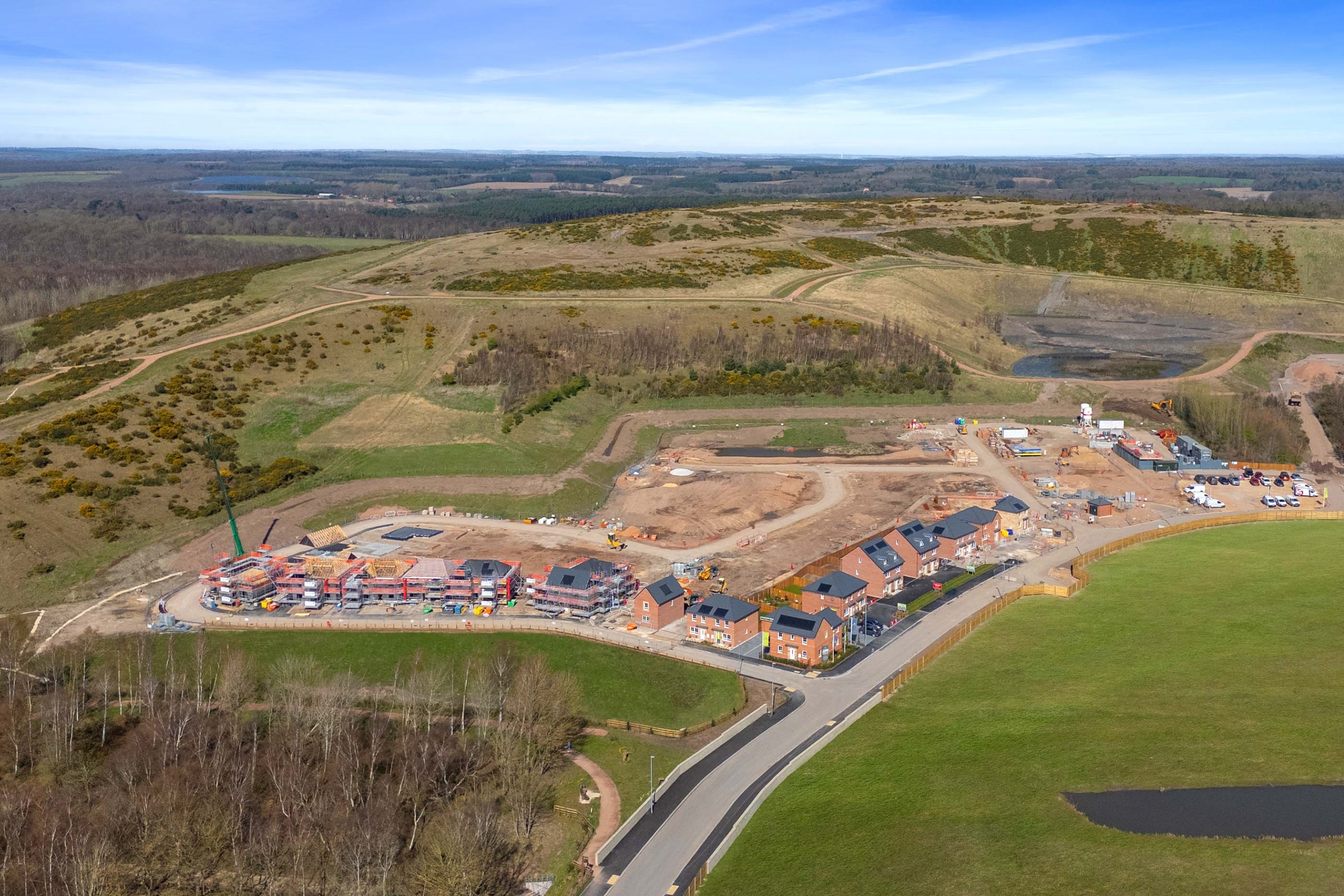 BH Thoresby Vale drone shot