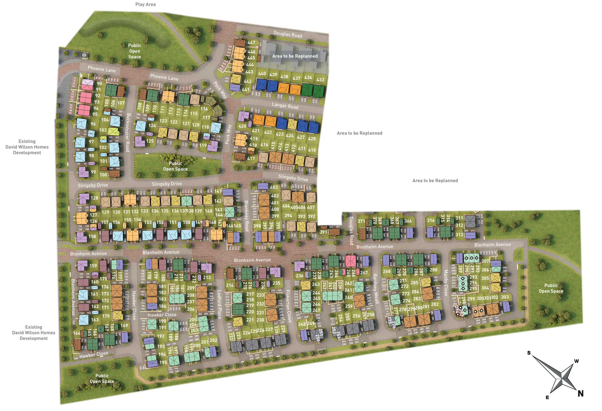 Fernwood Village site plan