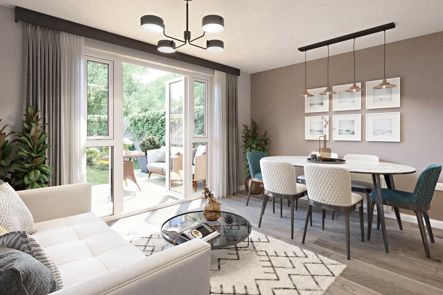 Tayport 4 bedroom home lounge/diner