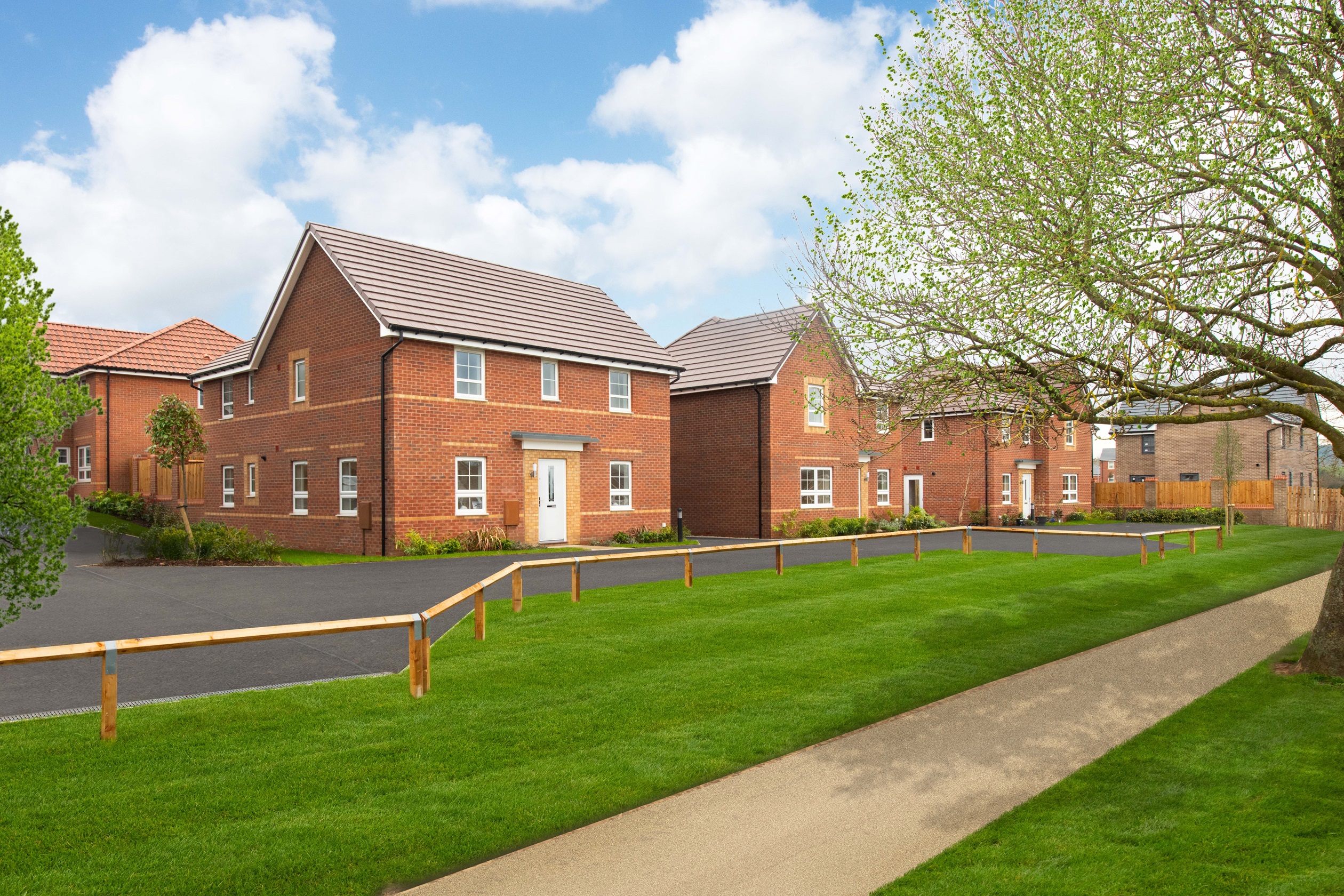 Stonebridge Fields street scene March 2024