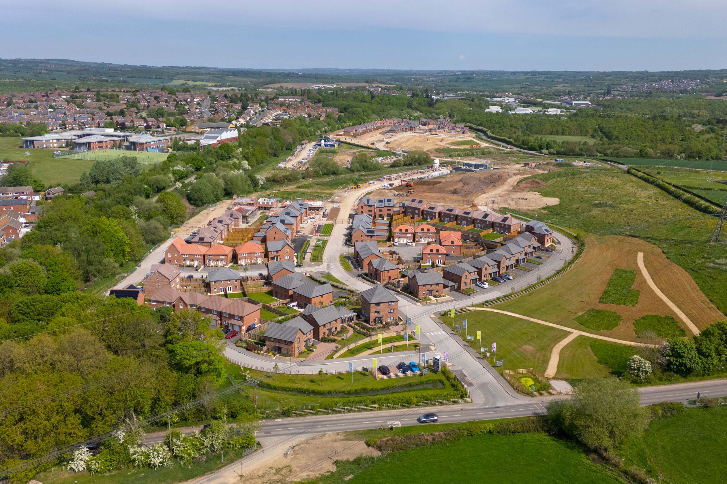 Drone Image of The Spires