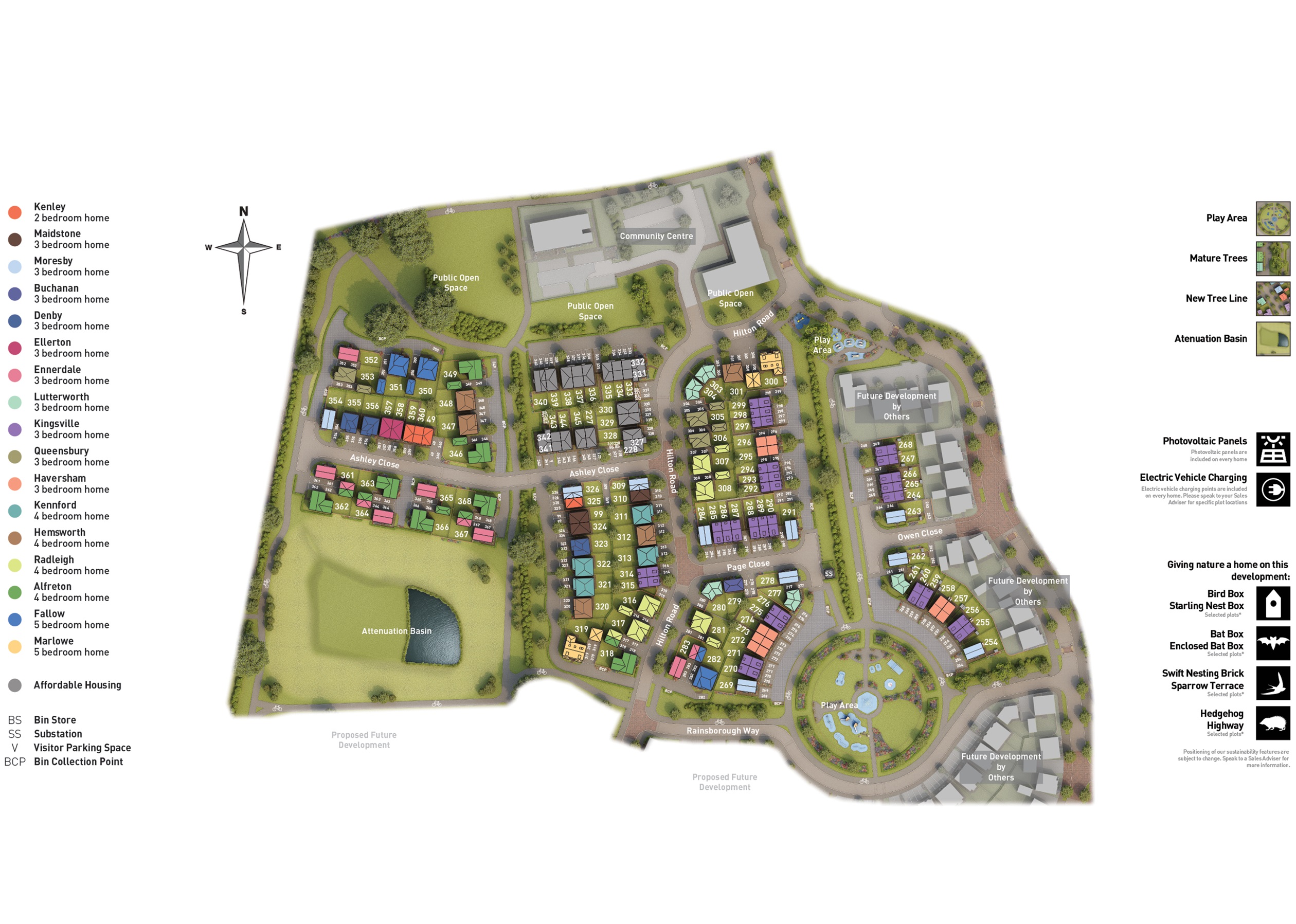 Wigston Meadows site plan